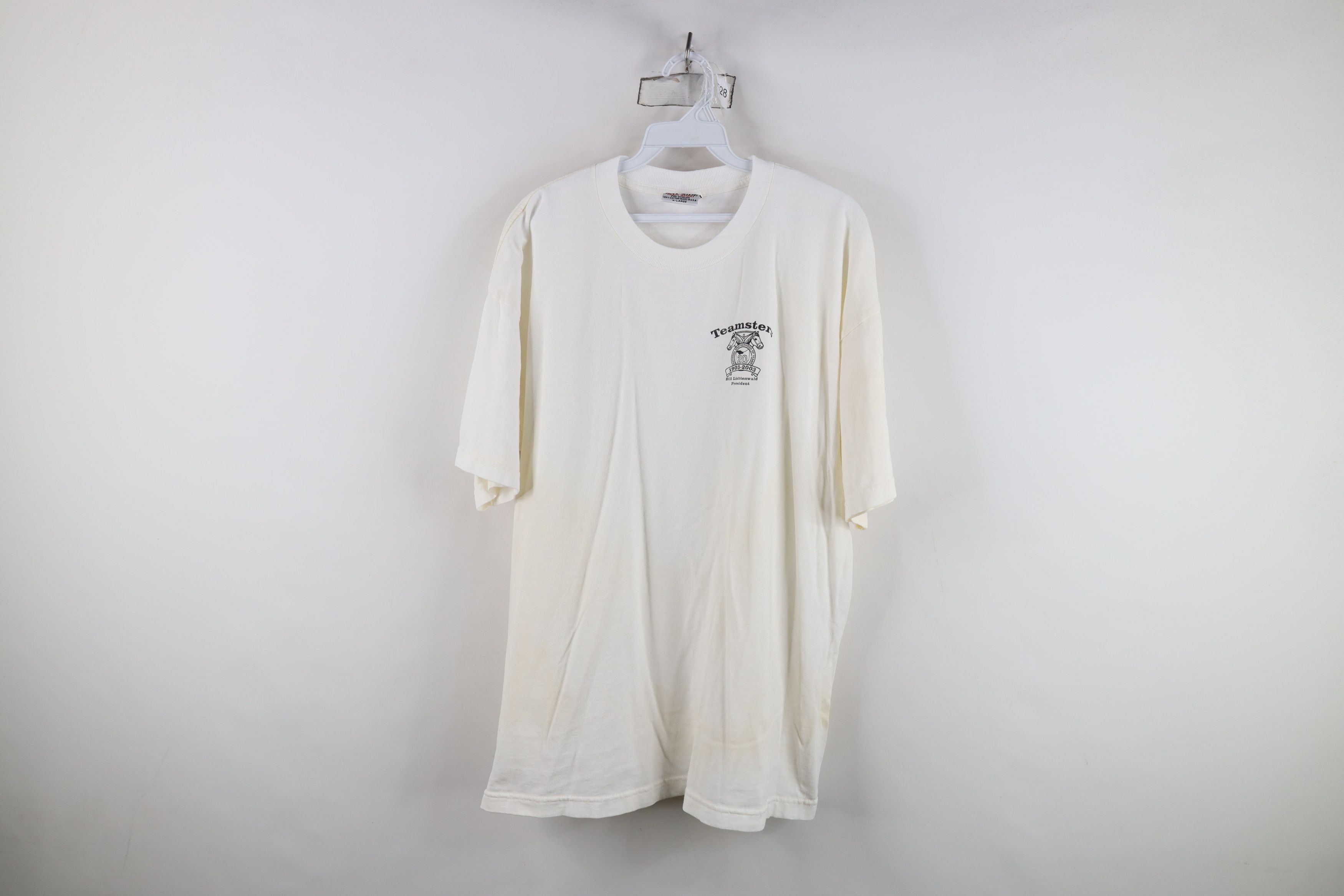 Vintage Vintage Y2K 2003 Teamsters Union 100 Year Local 20 T-Shirt Size US XL / EU 56 / 4 - 1 Thumbnail