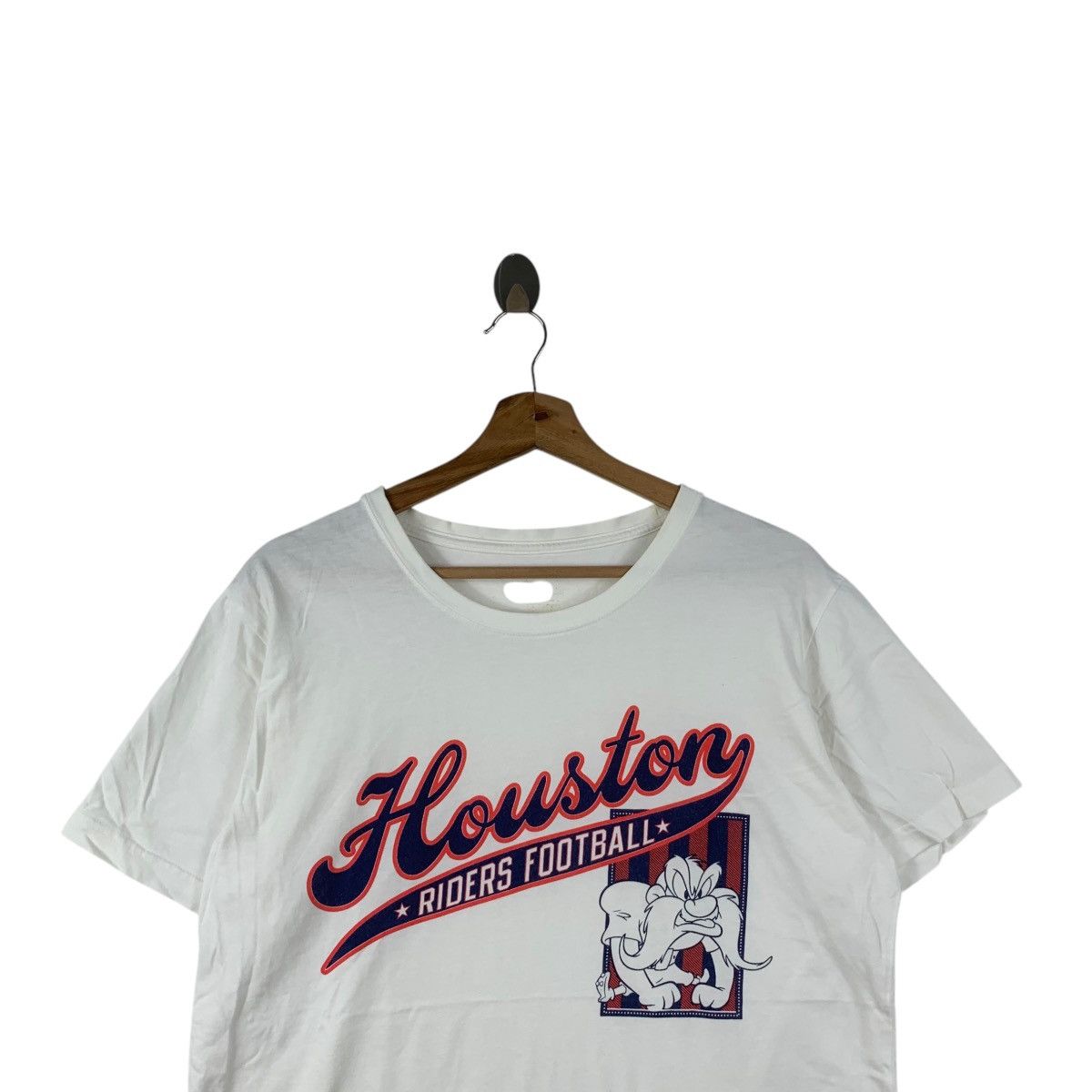 Vintage HOUSTON RIDERS FOOTBALL National League Tee Shirt Top Size US M / EU 48-50 / 2 - 2 Thumbnail