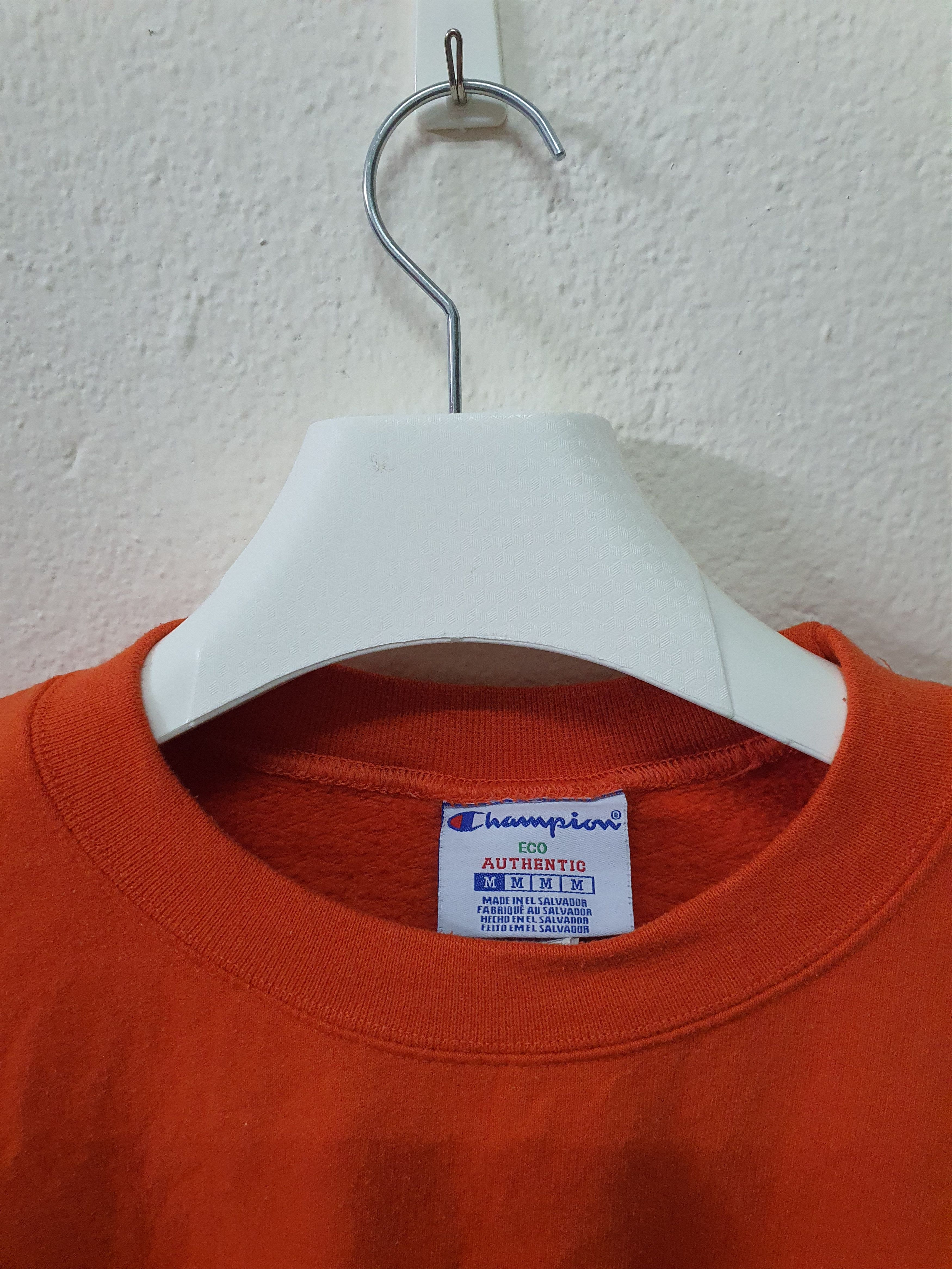 Champion plain orange Champion crewneck sweatshirt Size US M / EU 48-50 / 2 - 6 Thumbnail