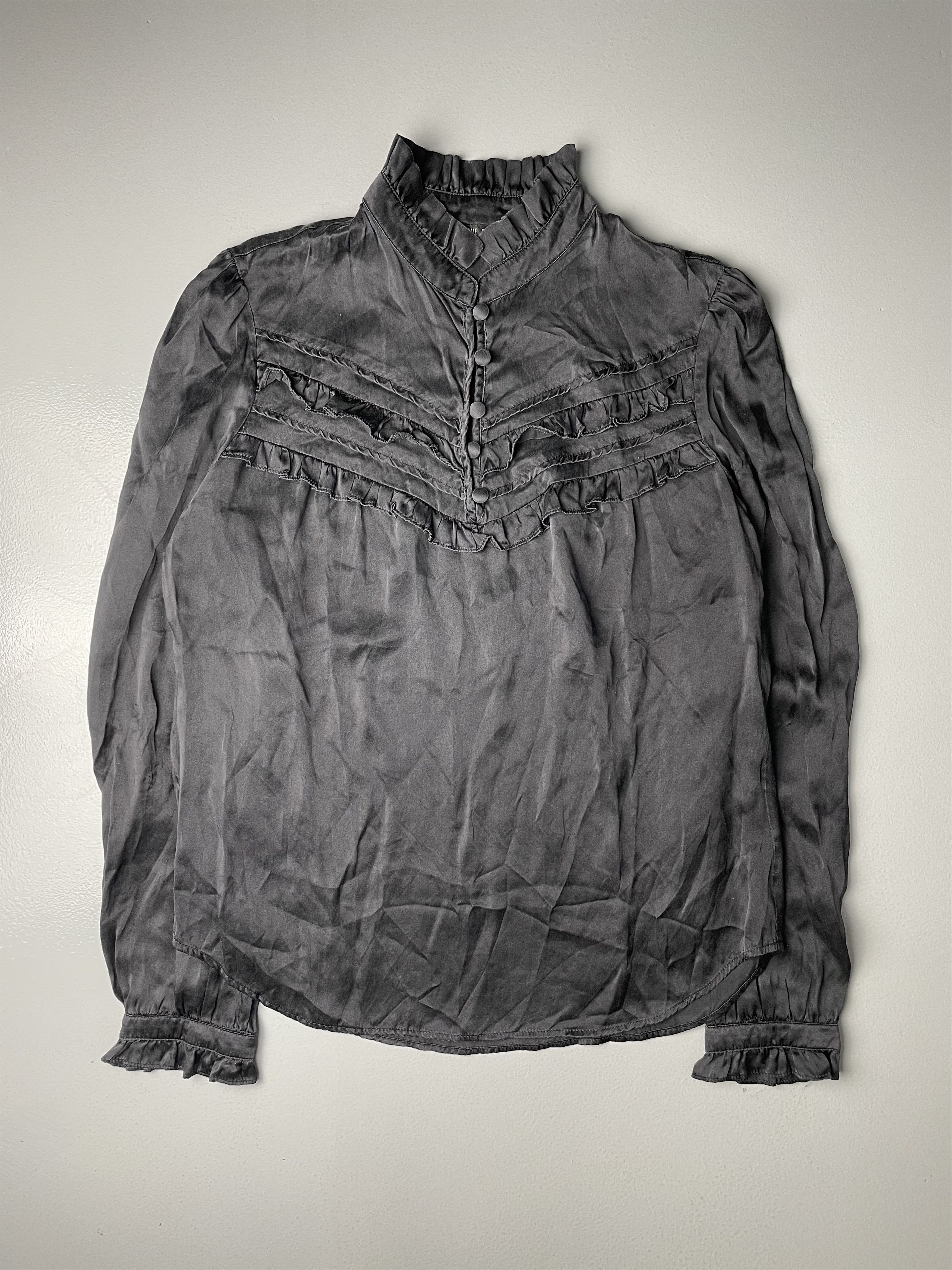 Veronique Branquinho Veronique Branquinho X 3Suisses AW09 silk edwardian blouse Size M / US 6-8 / IT 42-44 - 1 Thumbnail