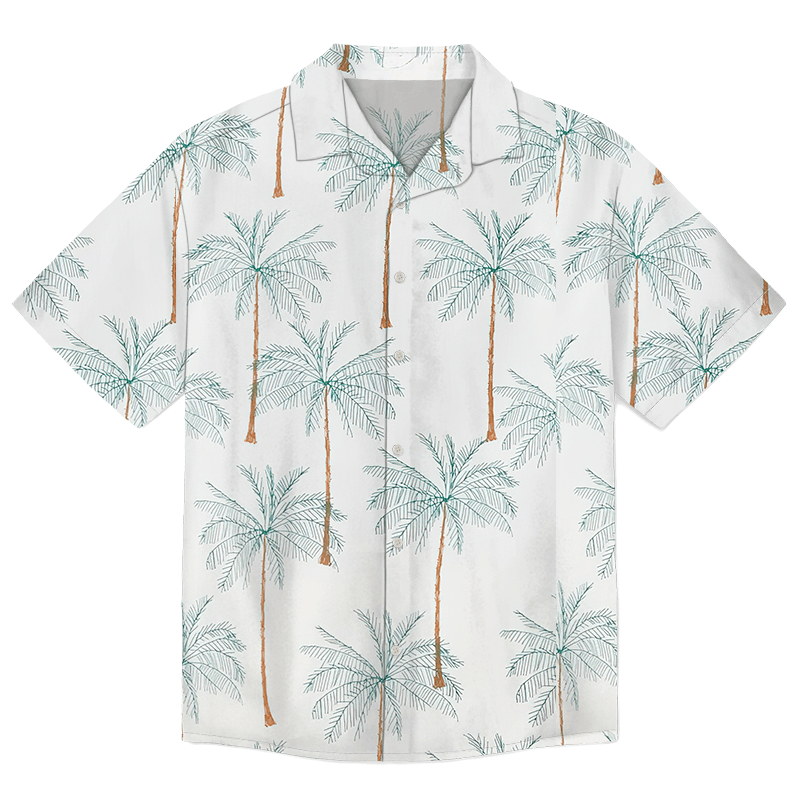 The Unbranded Brand Simon Printed Cotton Shirt | Subtle Prints, Structured Ease Size US S / EU 44-46 / 1 - 1 Thumbnail