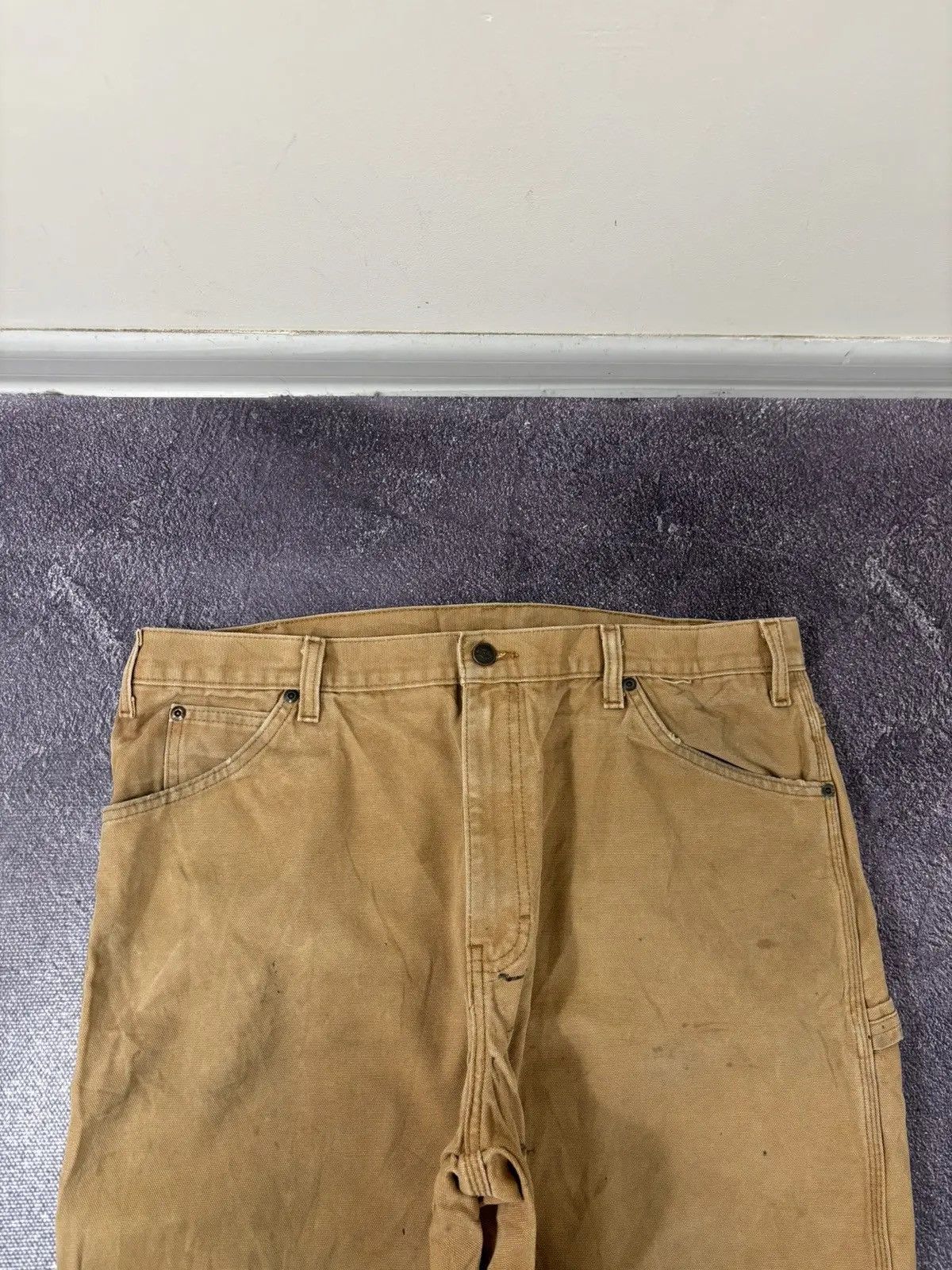 Dickies × Vintage Vintage Dickies Y2K Skate Orange Work Carpenter Baggy Pants Size US 38 / EU 54 - 9 Thumbnail