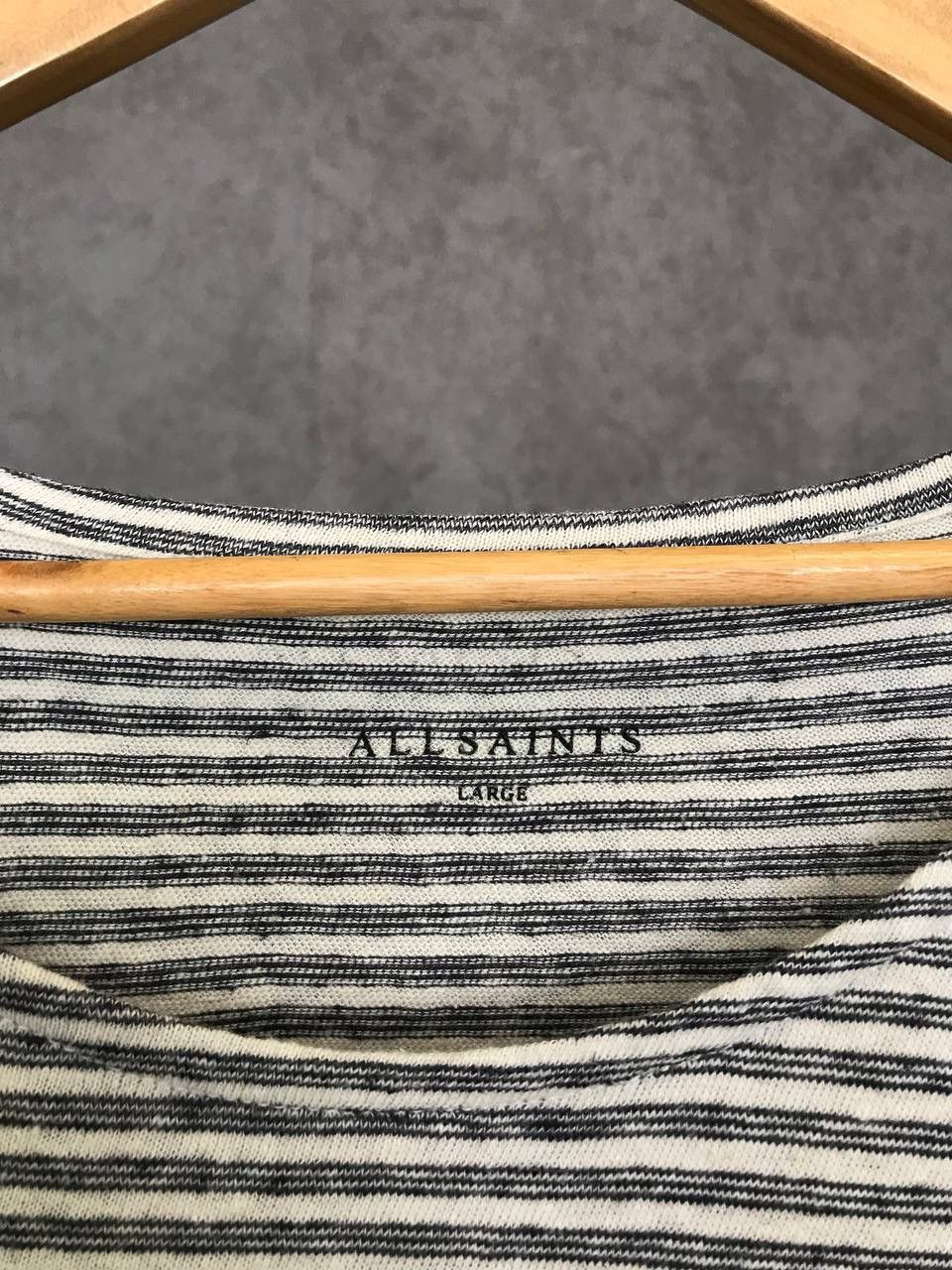 Designer Allsaints designer striped oversized tee Size US L / EU 52-54 / 3 - 3 Thumbnail