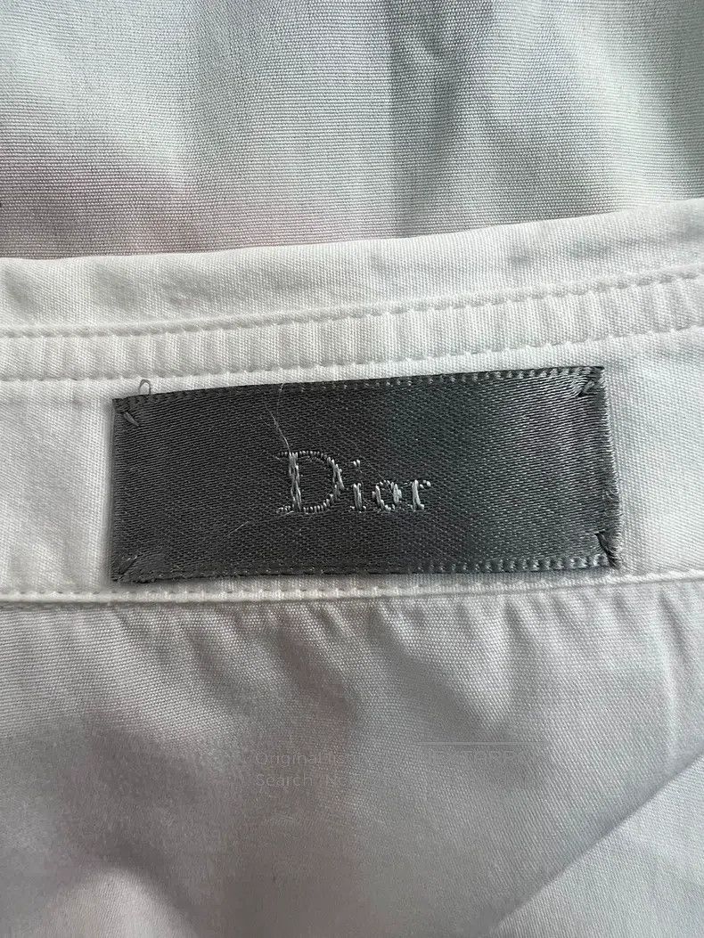 Dior Dior Size 48 White long-sleeved shirt Size US XXS / EU 40 - 3 Thumbnail