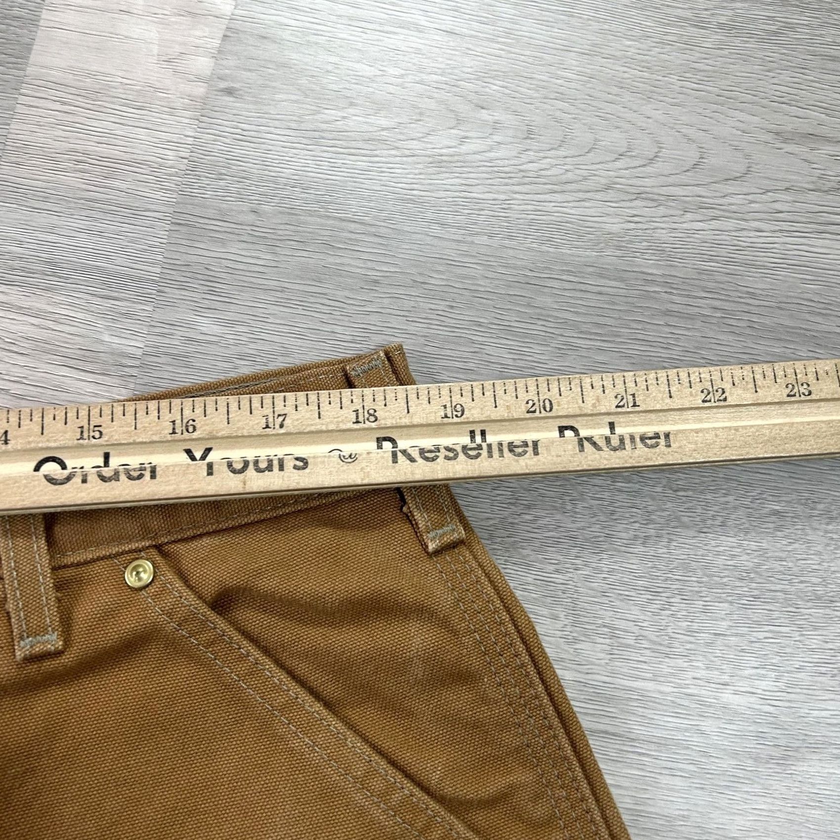 Carhartt VINTAGE Carhartt Pants Carpenter Mens 38x30 Brown Canvas B01 Double Knee USA Size US 38 / EU 54 - 6 Thumbnail
