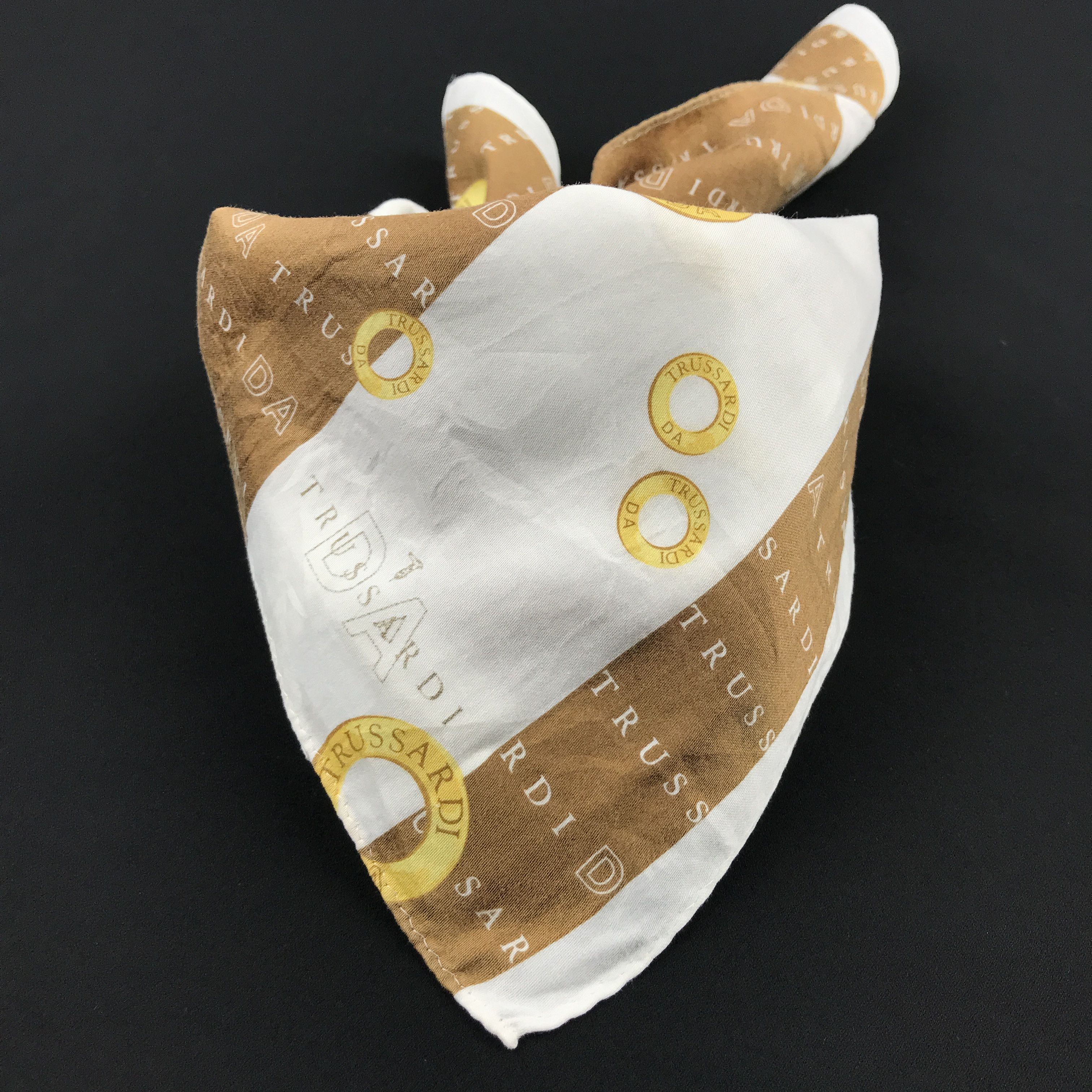 Designer × Trussardi × Vintage Vintage Trussardi Bandana Neckerchief Handkerchief Size ONE SIZE - 4 Thumbnail
