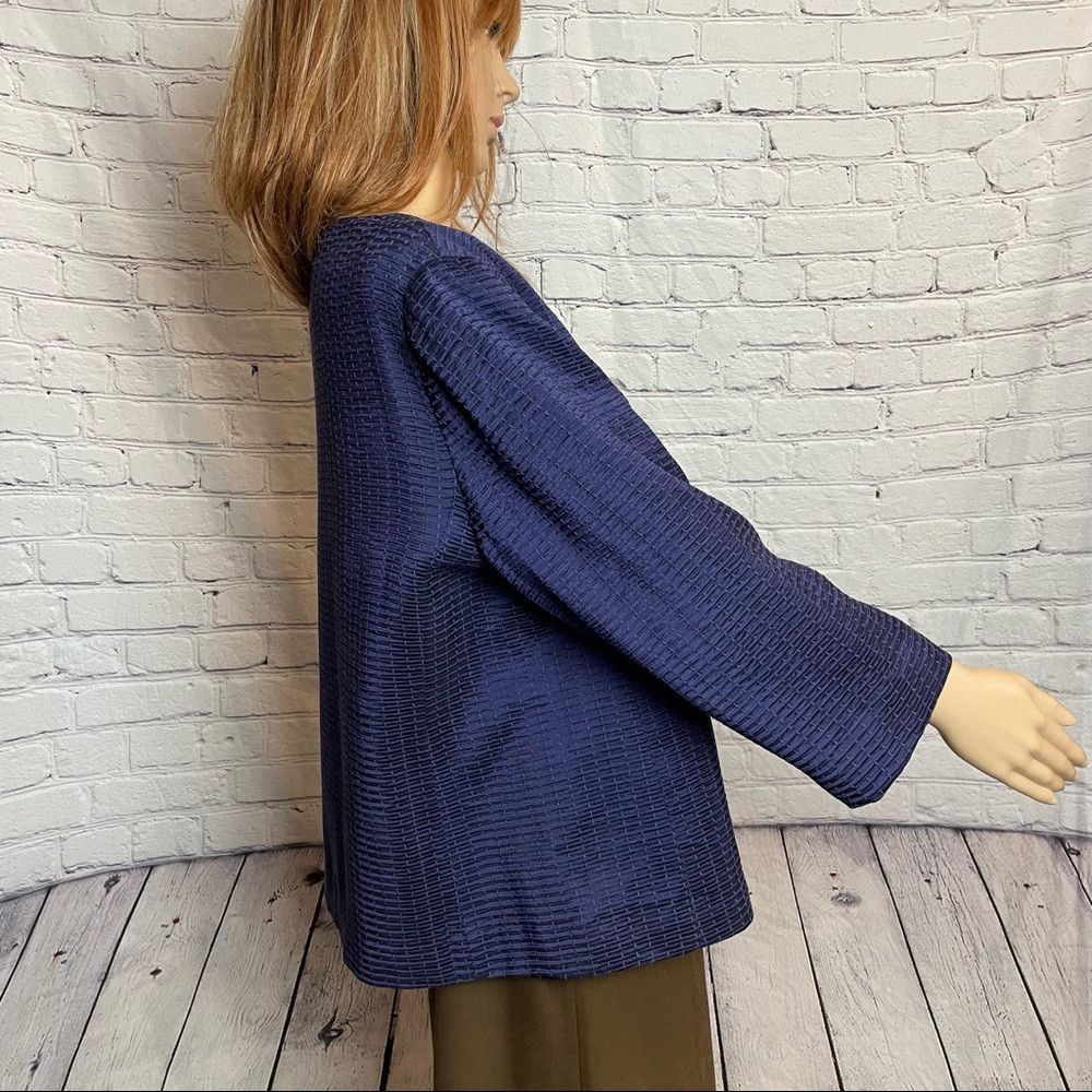 Chicos NWT New Chico's TRAVELERS COLLECTION Texture Button Mandy J Size L / US 10 / IT 46 - 3 Thumbnail