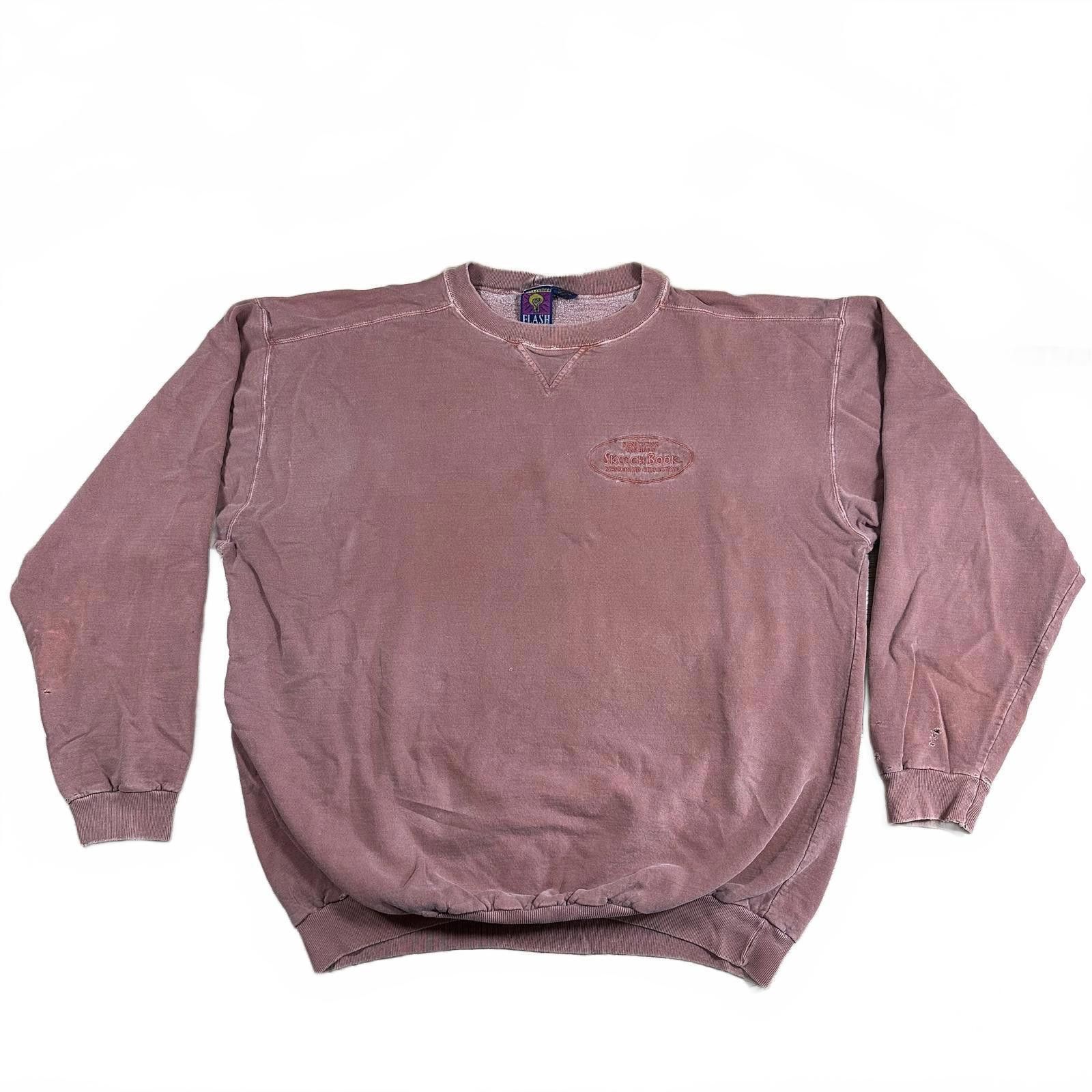 Other Flash Avanti faded red crewneck mens sweater Large Size US L / EU 52-54 / 3 - 1 Thumbnail