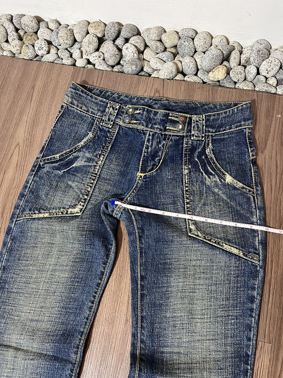 20471120 × If Six Was Nine × Japanese Brand The Bonaventure Vintage fatigue flare mudwash jeans Size US 30 / EU 46 - 16 Thumbnail