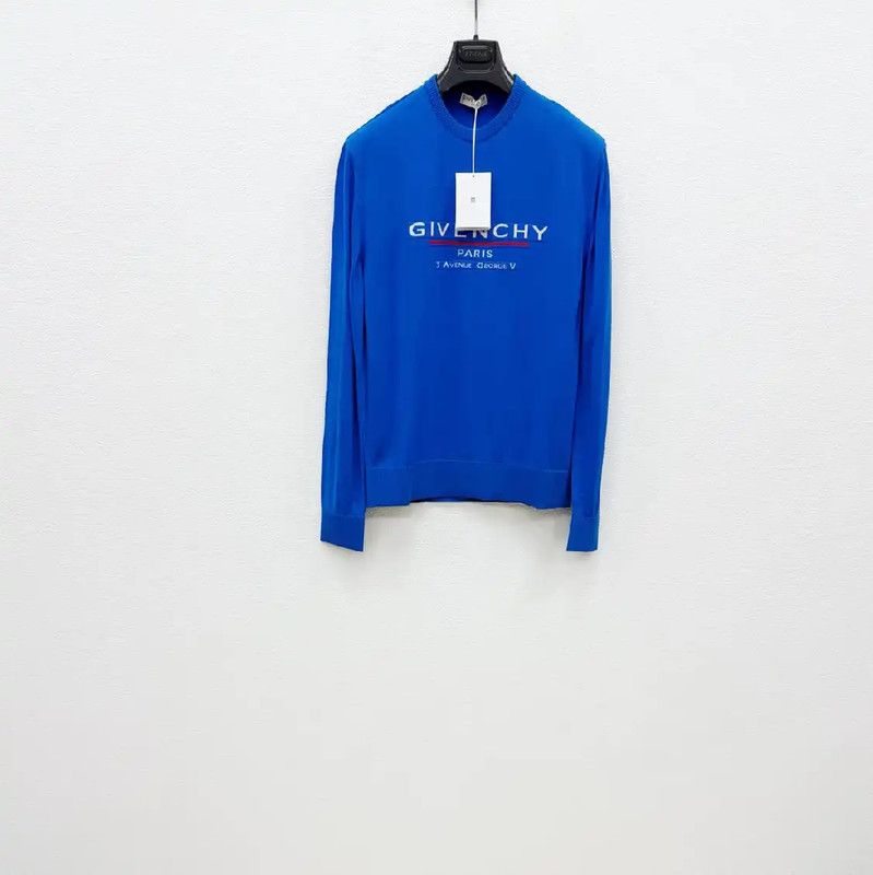 Givenchy Givenchy Men's Long Sleeve Wool Sweater 0089 Size US L / EU 52-54 / 3 - 1 Thumbnail