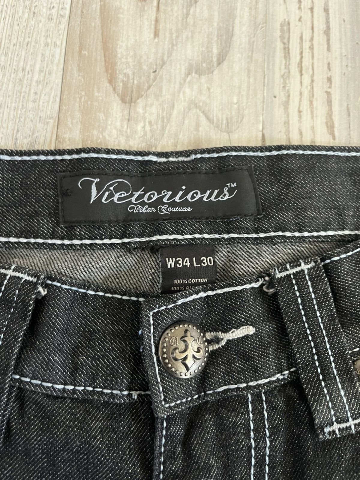 Affliction × Vintage Victorious Jeans 34 Size US 34 / EU 50 - 4 Thumbnail