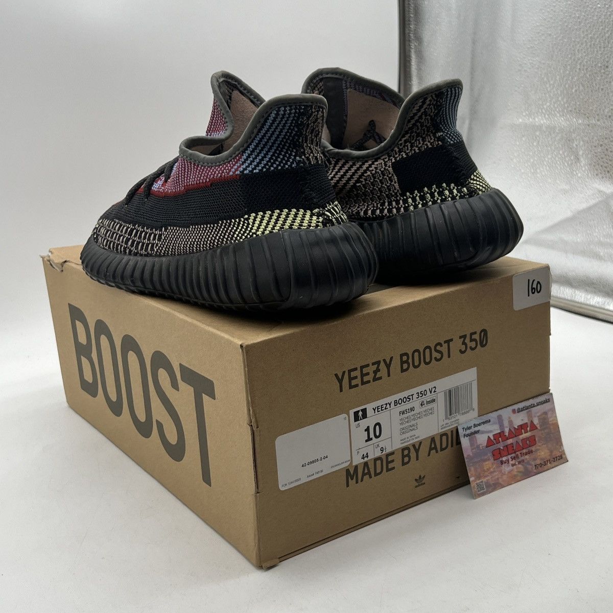 Adidas Yeezy boost 350 yecheil non reflective Size US 10 / EU 43 - 4 Thumbnail