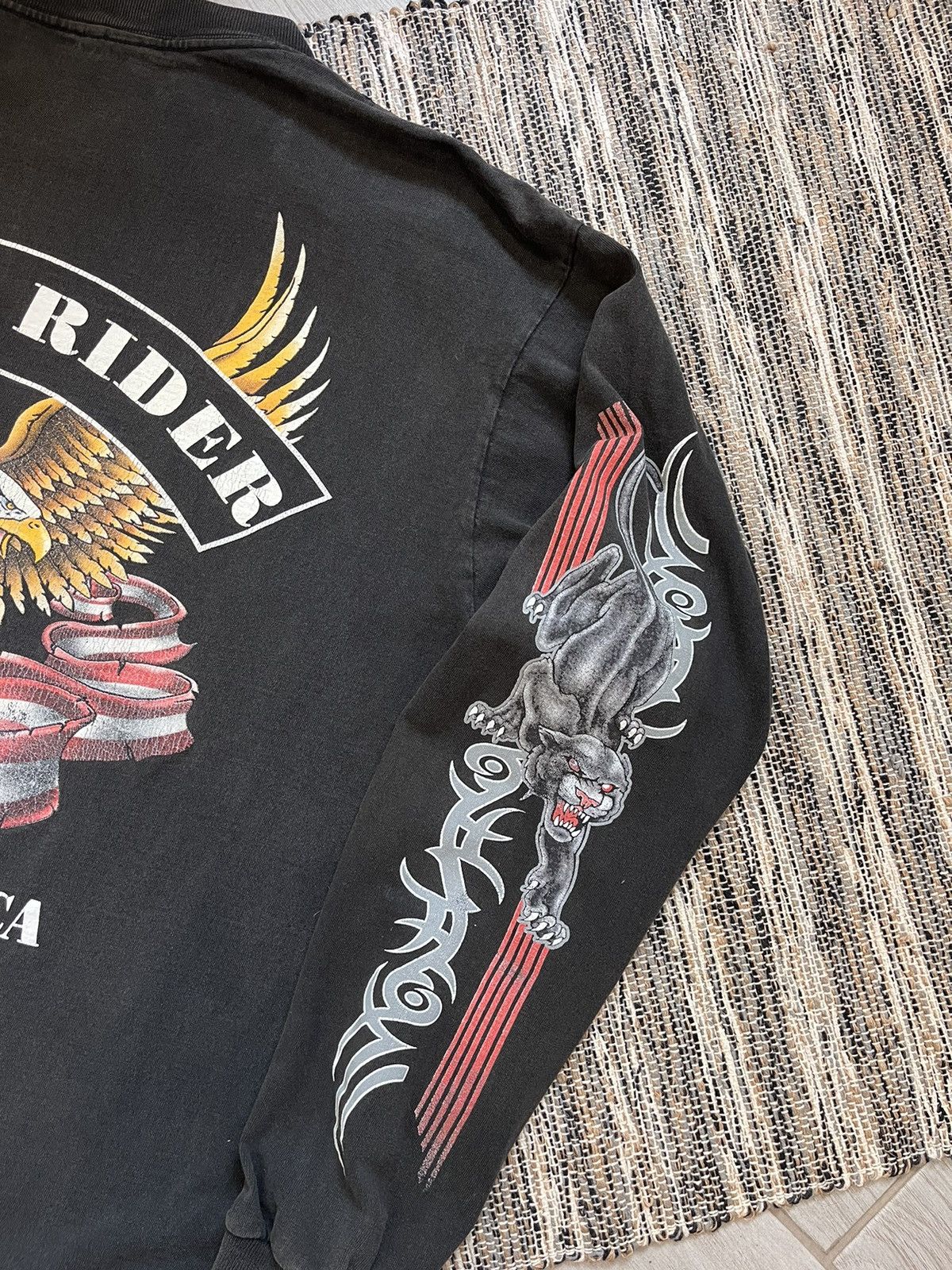 Harley Davidson × Vintage Crazy Vintage Eagle rider longsleeve tshirt San Francisko Size US M / EU 48-50 / 2 - 16 Thumbnail