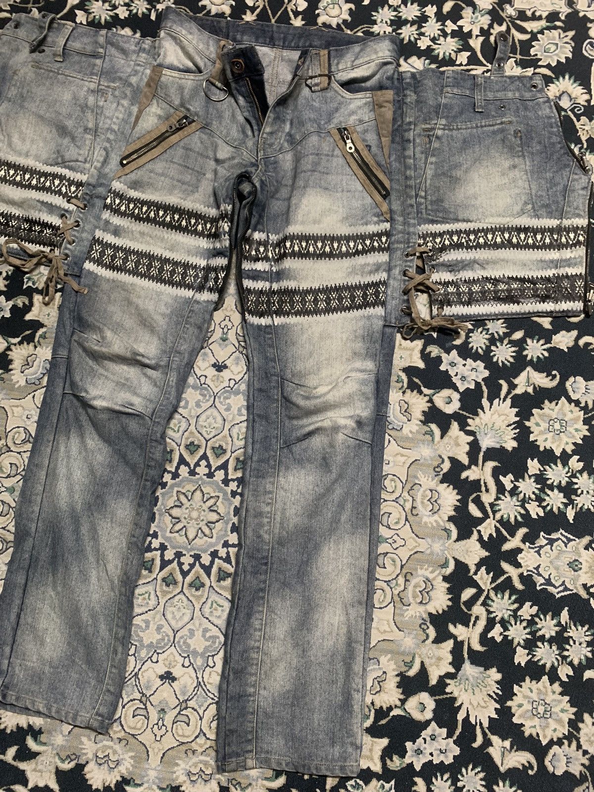 PPFM PPFM DESTRUCT PRODUCT JEANS Size US 32 / EU 48 - 3 Thumbnail