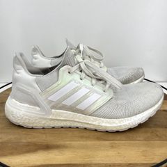 Adidas Ultra Boost 20 Men's Sizes Iridescent White Running Shoes