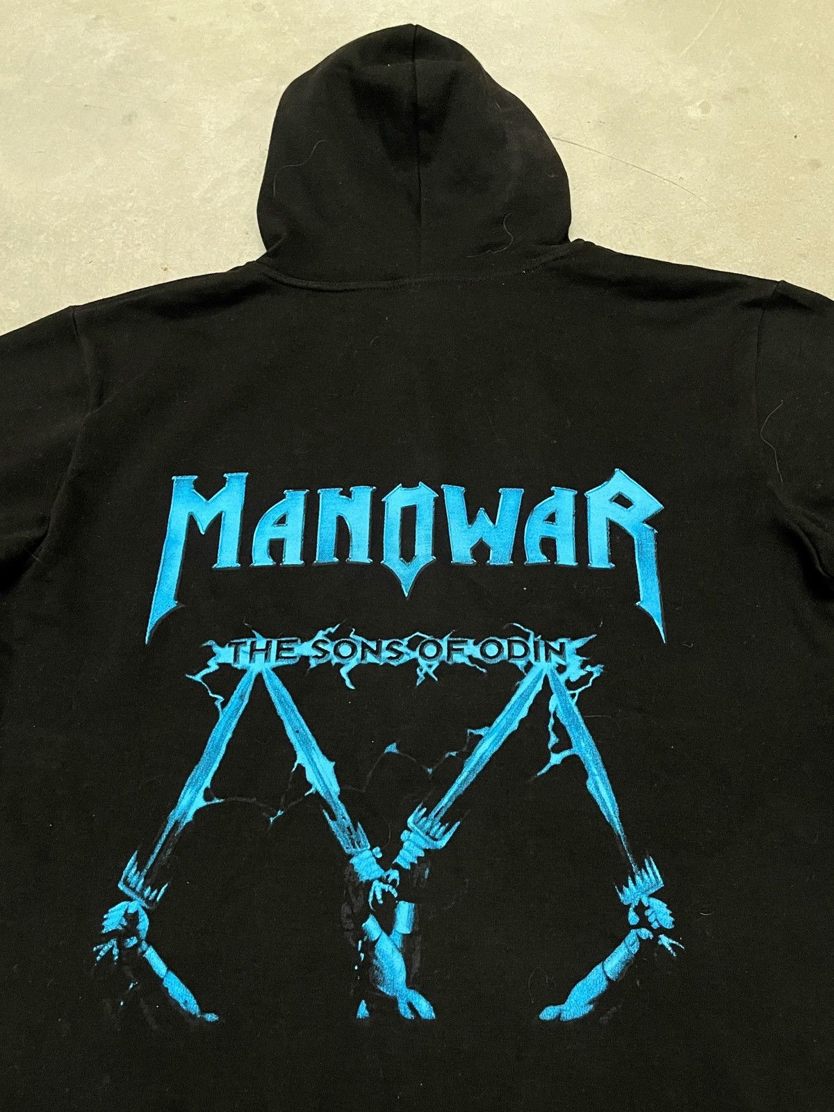 Vintage Manowar The Sons of Odin Double Print Hoodie XXL Size US XXL / EU 58 / 5 - 4 Thumbnail