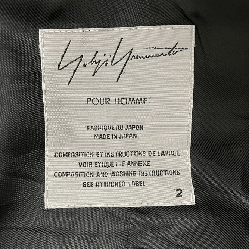 Yohji Yamamoto Yohji Yamamoto pour homme Vest size 2 black rare! Size 46R - 5 Thumbnail