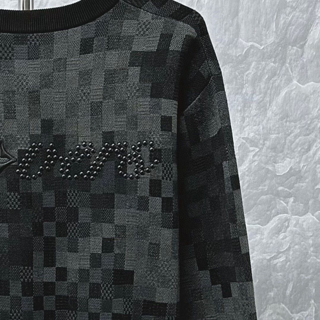 Louis Vuitton Louis Vuitton SS25 Pharrell Mosaic Embroidery Sweater Size US XL / EU 56 / 4 - 3 Thumbnail