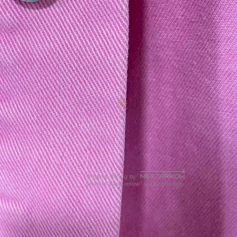 Balenciaga Balenciaga Pink Washed Denim Jacket. Size US M / EU 48-50 / 2 - 4 Thumbnail