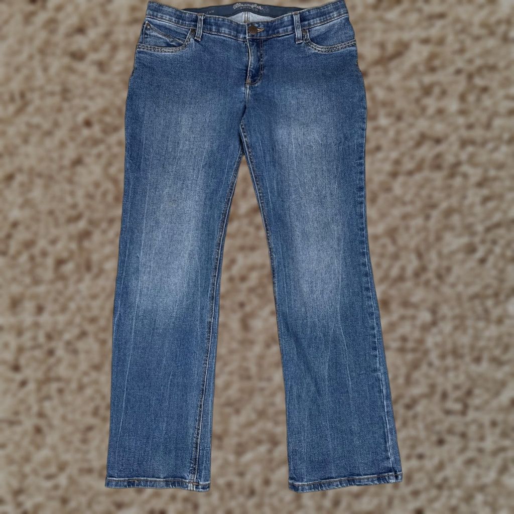 Wrangler Wrangler Shiloh Jeans Straight Junior 15 Blue Mid Rise Denim 36x32 Vintage No Size 36" / US 14 / IT 50 - 1 Thumbnail