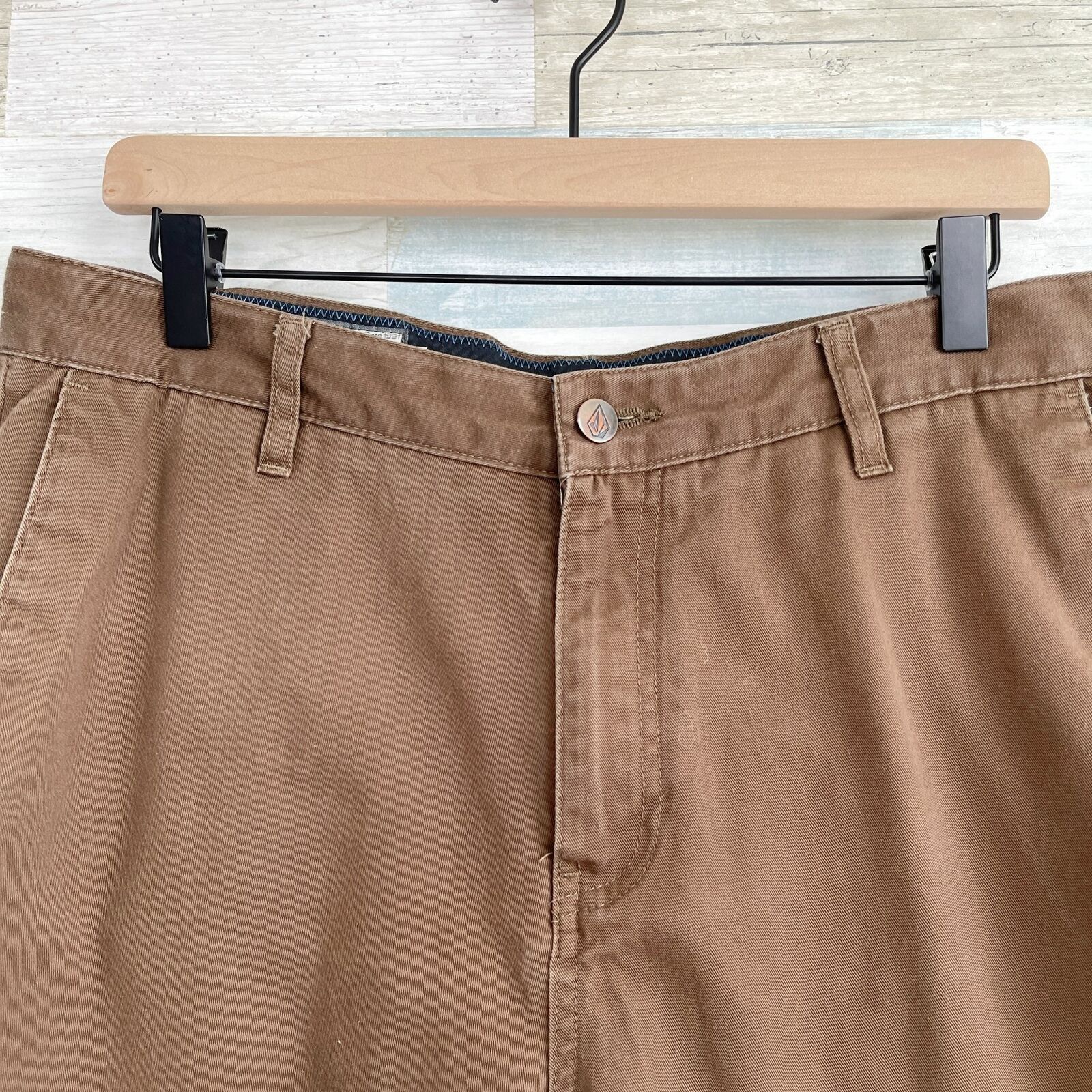 Volcom Volcom Vmonty Stretch Shorts Brown 10.5" Relaxed Mens 32 Size US 32 / EU 48 - 2 Thumbnail