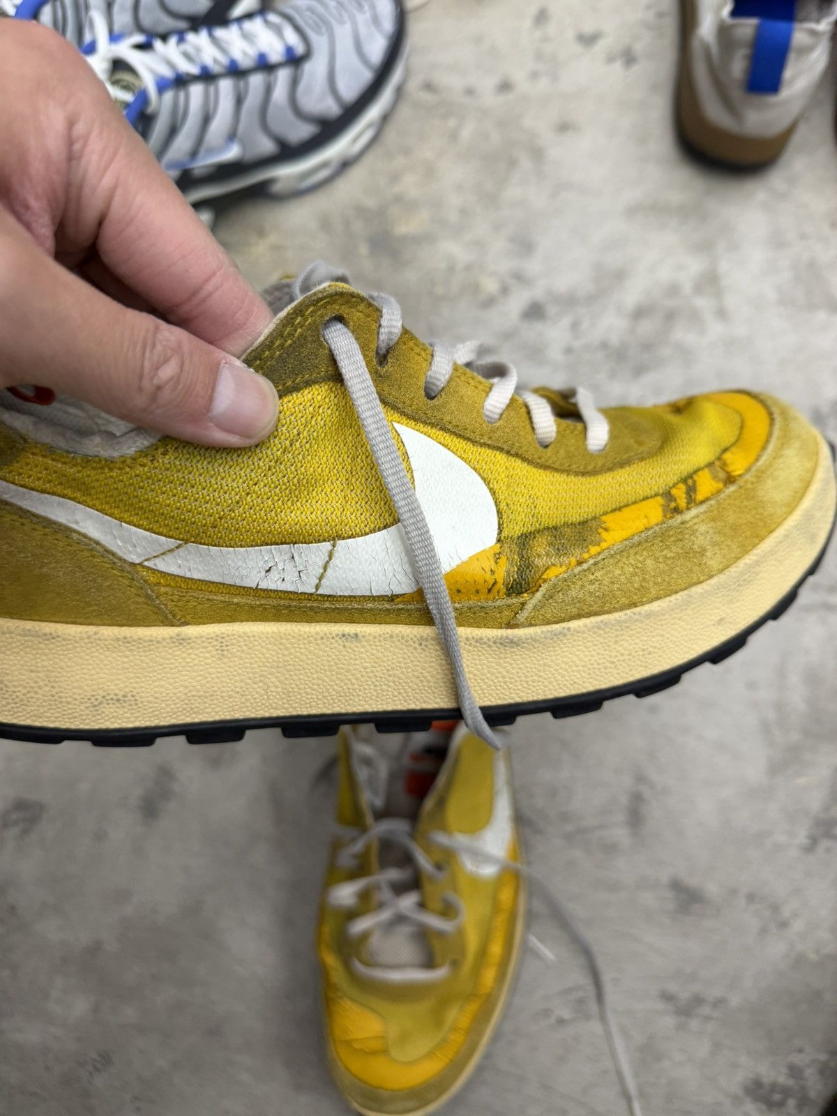 Nike × Tom Sachs Nike Tom Sachs General Purpose Shoe Sulfur Size US 12 / EU 45 - 7 Thumbnail