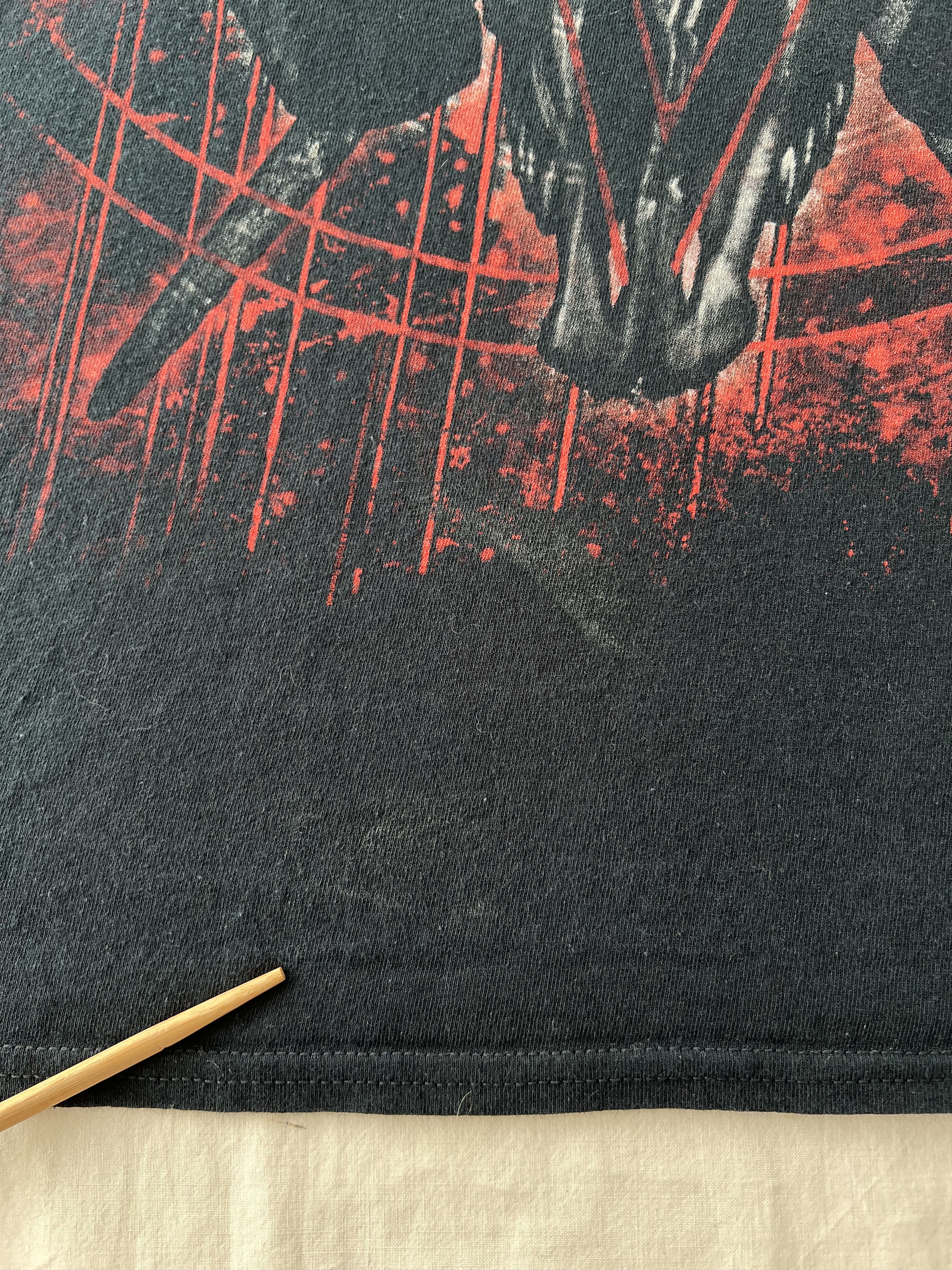 Band Tees Vintage 2000s Slayer Skull Ram AOP Black T-shirt Size US L / EU 52-54 / 3 - 7 Thumbnail