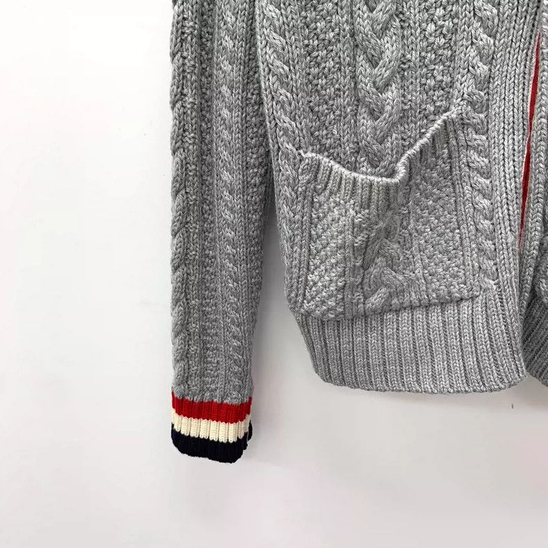 Thom Browne Thom Browne size2 Single panel long sleeve knit cardigan Size US M / EU 48-50 / 2 - 4 Thumbnail
