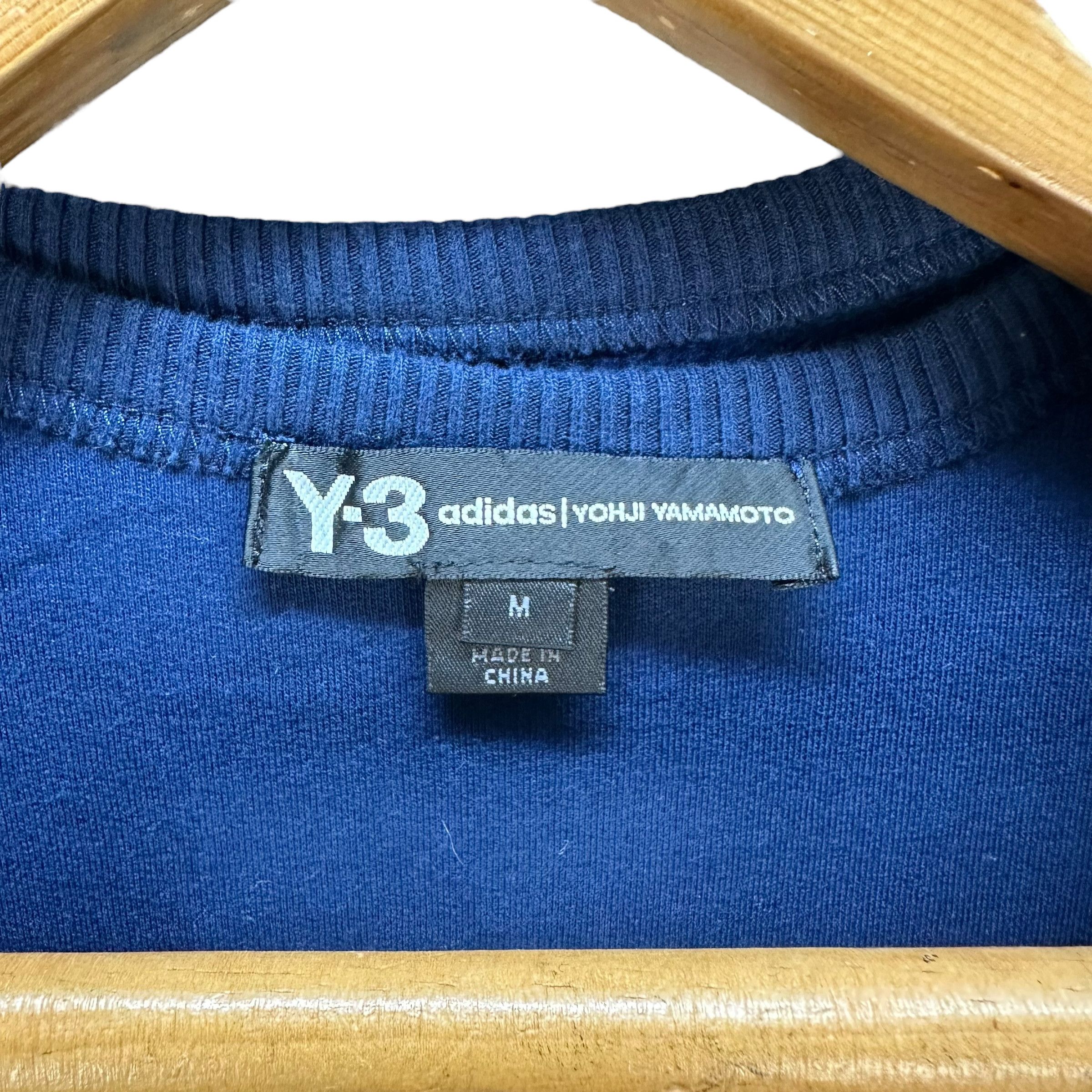 Adidas Y-3 ADIDAS X YOHJI YAMAMOTO Long Sleeve T Shirt #A51-1191 Size US M / EU 48-50 / 2 - 8 Thumbnail
