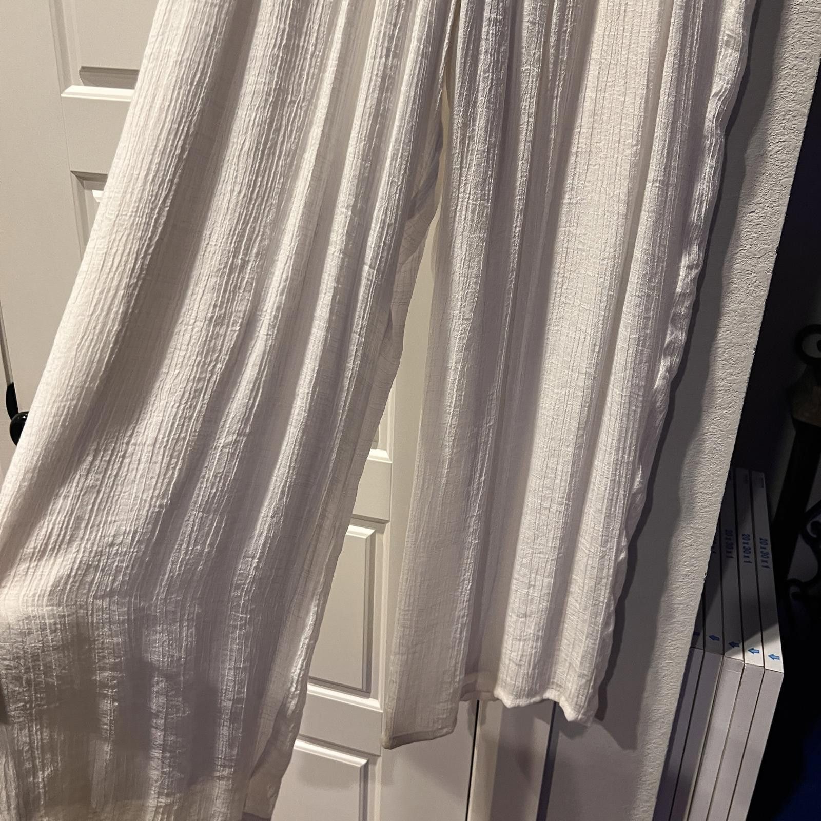 Alyx alyx Women's White Wide Leg Pants Size 40" / US 18 - 3 Thumbnail