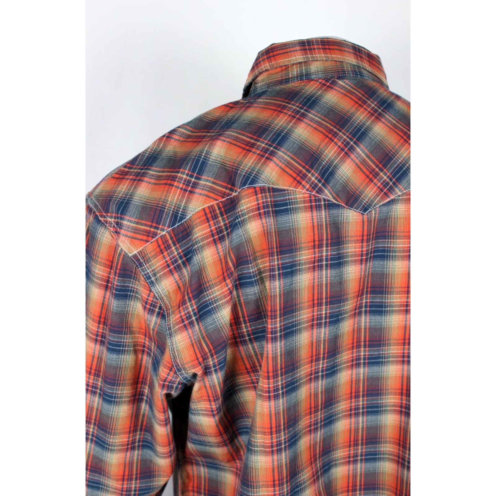 Vintage Cinch Men's Modern Fit Western Snap Button Shirt Long Sleeve XXL Red Size US XXL / EU 58 / 5 - 3 Thumbnail