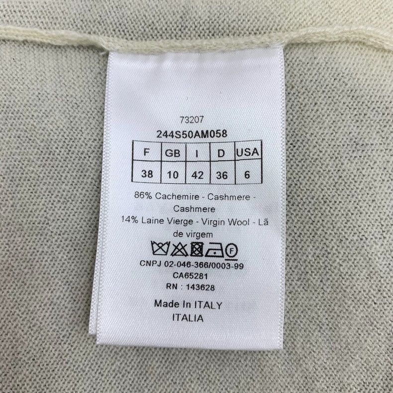 Dior Dior Color-blocked letter star plate inlaid cashmere round- Size XS / US 0-2 / IT 36-38 - 6 Thumbnail