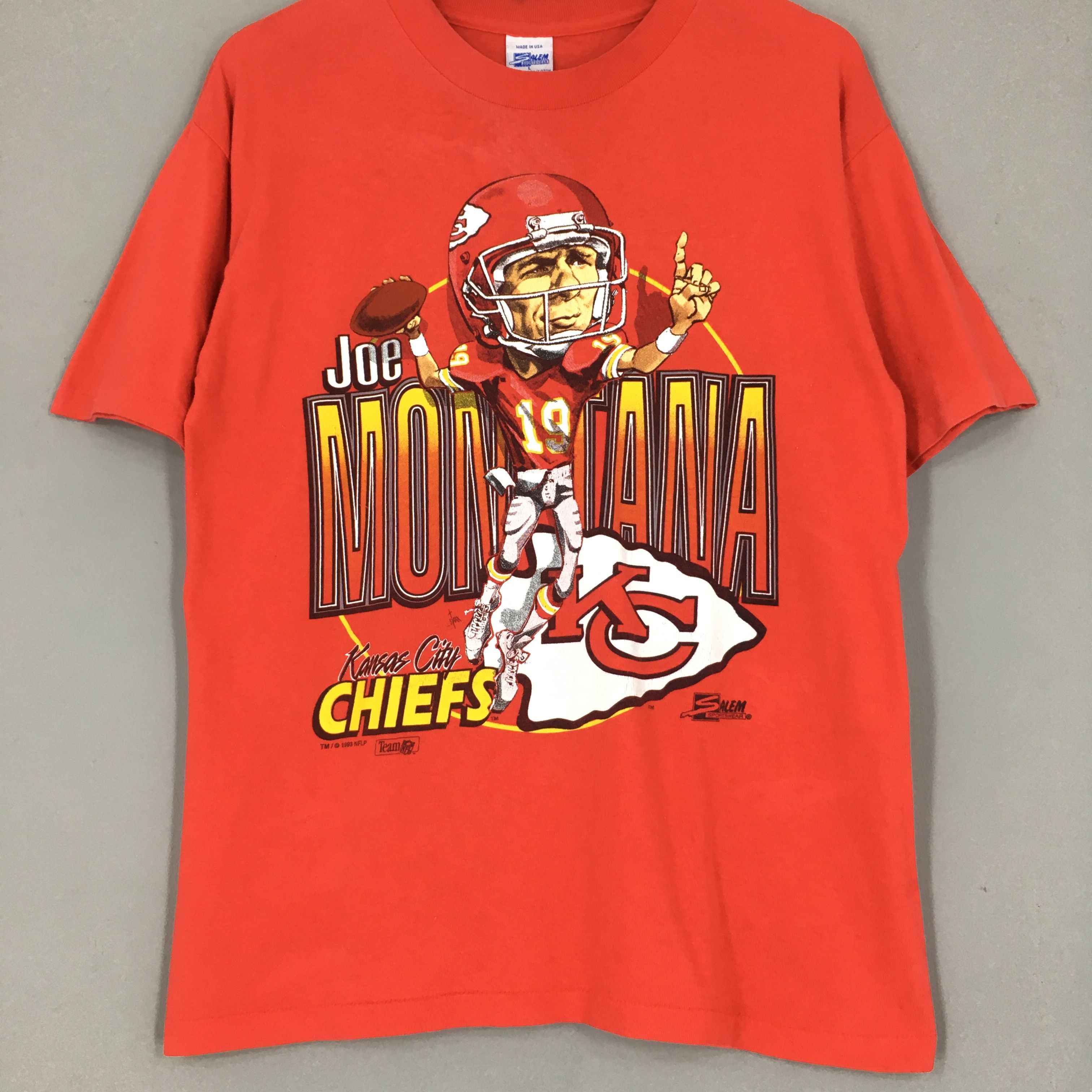 NFL Vintage 90s Kansas City Chiefs NFL T Shirt Large Size US L / EU 52-54 / 3 - 3 Thumbnail