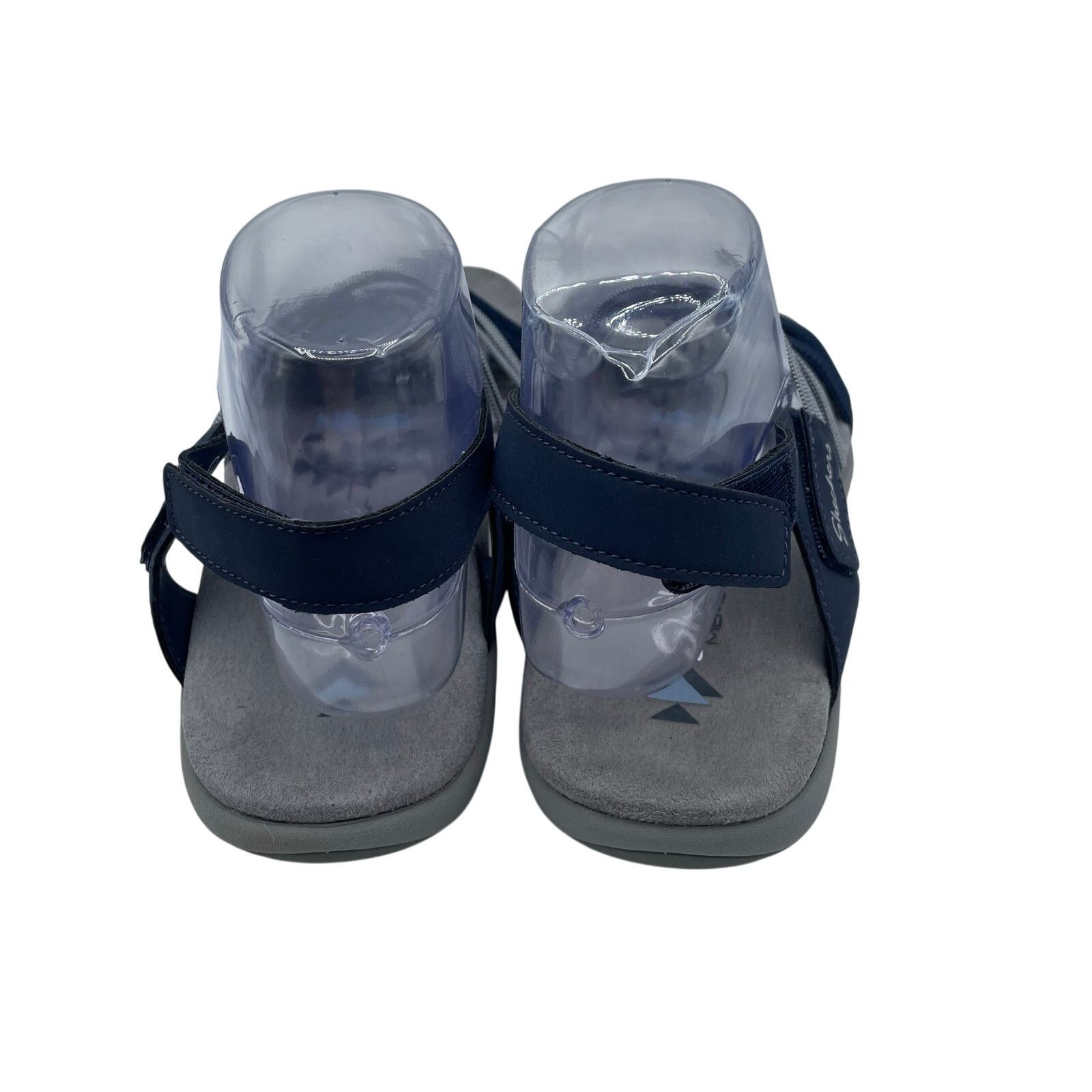 SKECHERS Skechers Reggae Slim Takes Two Strappy Sandals Blue Women 10 Size US 10 / IT 40 - 4 Thumbnail