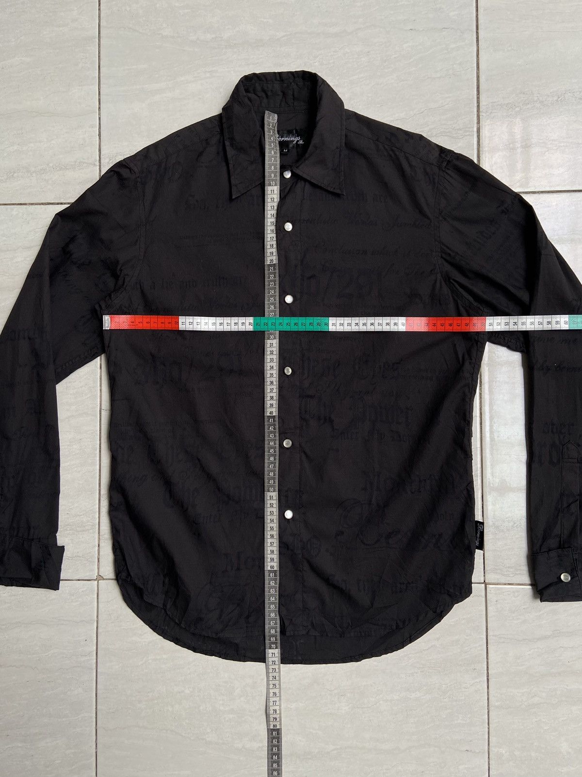 Designer × Japanese Brand BERNINGS SHO Black Shirt Size US S / EU 44-46 / 1 - 2 Thumbnail