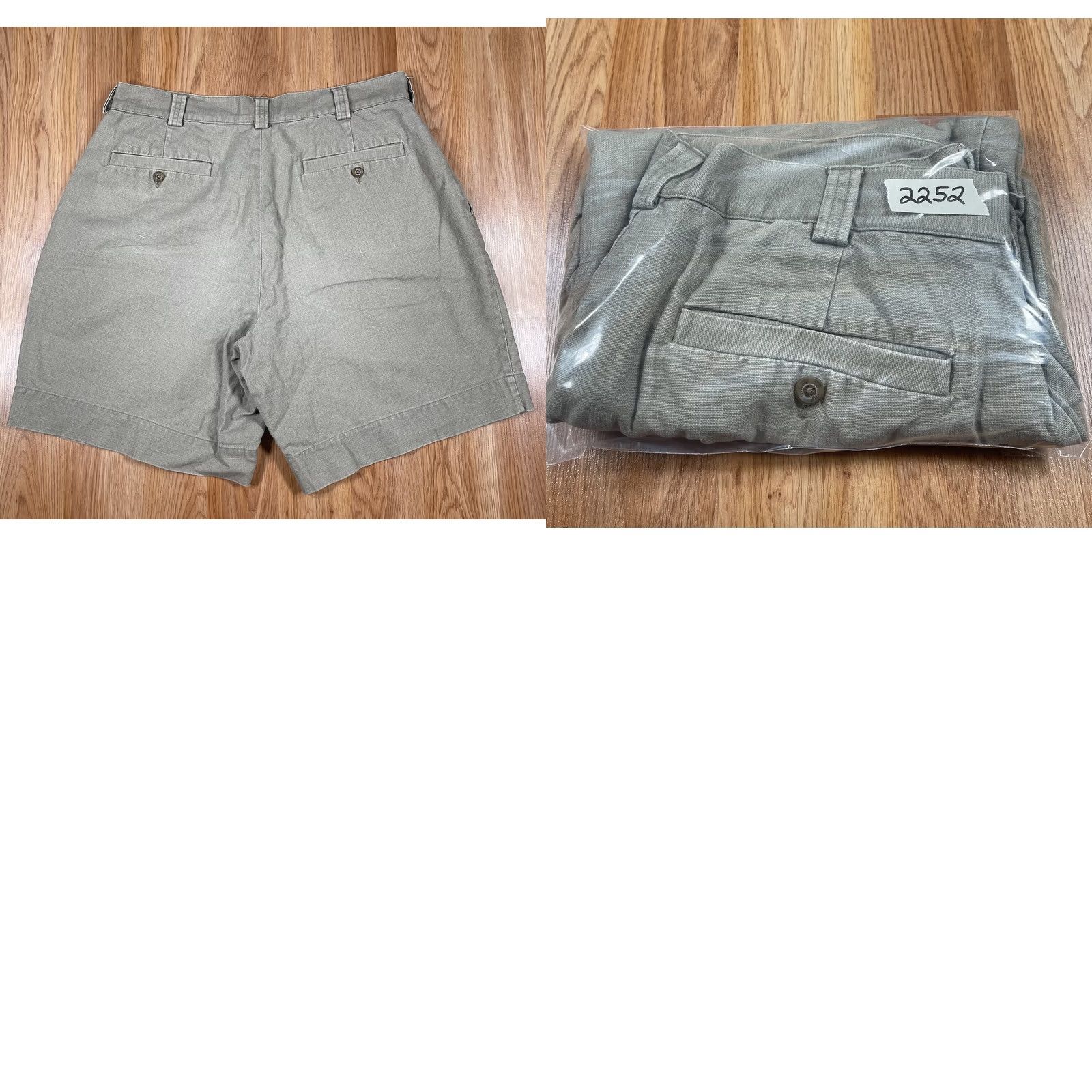 Cubavera Cubavera Shorts Mens 36 Beige Linen Cotton Blend Flat Front Khaki Chino Slack Mens Regular Flat Front Nylon? Size US 36 / EU 52 - 9 Thumbnail