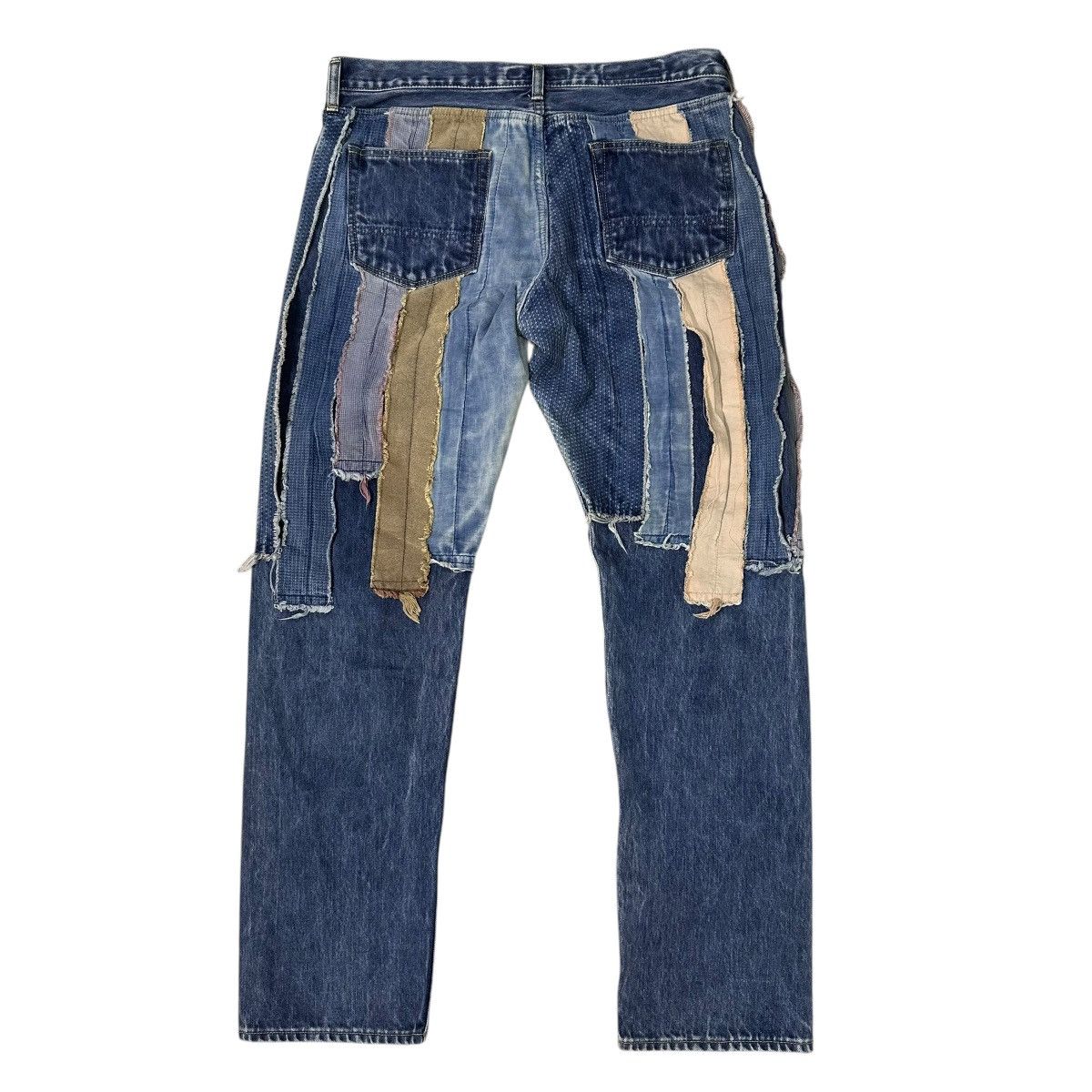 FDMTL FDMTL | Strip Patch Slimfit Selvedge Jeans Size US 35 - 2 Thumbnail