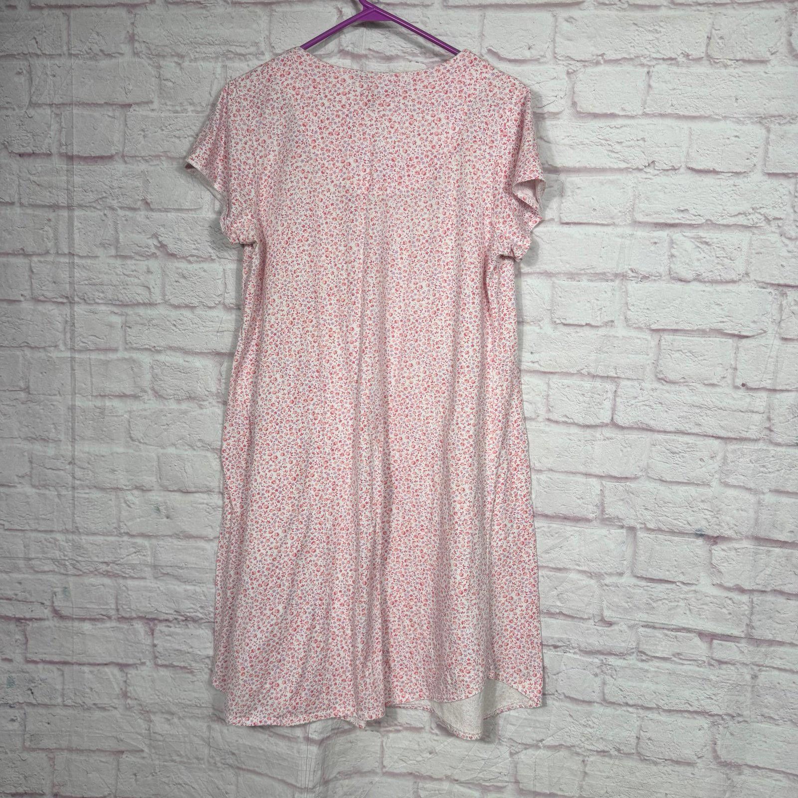 Other Celestial Dreams Large Floral Print Nightgown Size ONE SIZE - 6 Thumbnail