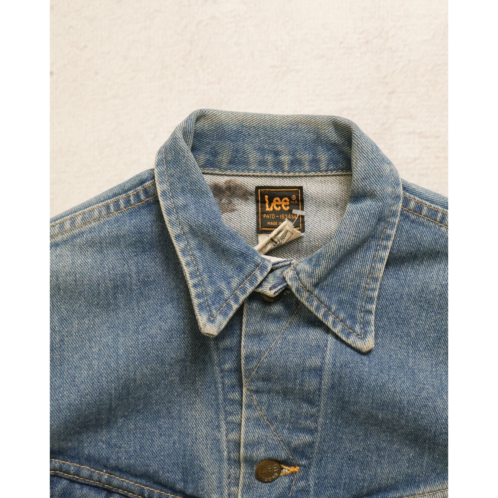 Lee Vintage 90s Lee Blue Regular Denim Jacket - Women's Small Size S / US 4 / IT 40 - 3 Thumbnail
