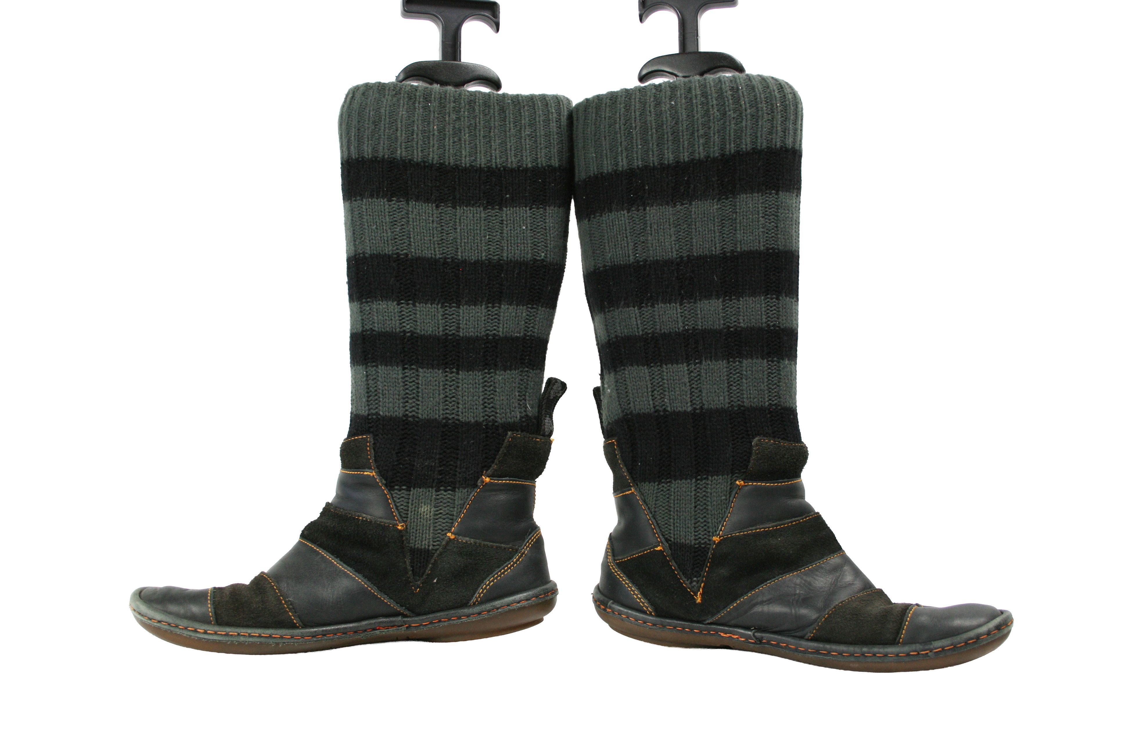 Japanese Brand The Art Company 00S Y2K Goblin Socks Boots Vintage Size US 8 / IT 38 - 11 Thumbnail