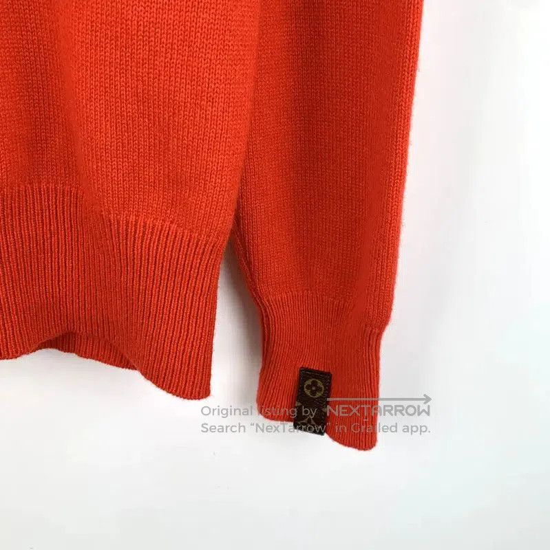 Louis Vuitton Louis Vuitton Red Cashmere Knit Sweater . Size L / US 10 / IT 46 - 4 Thumbnail