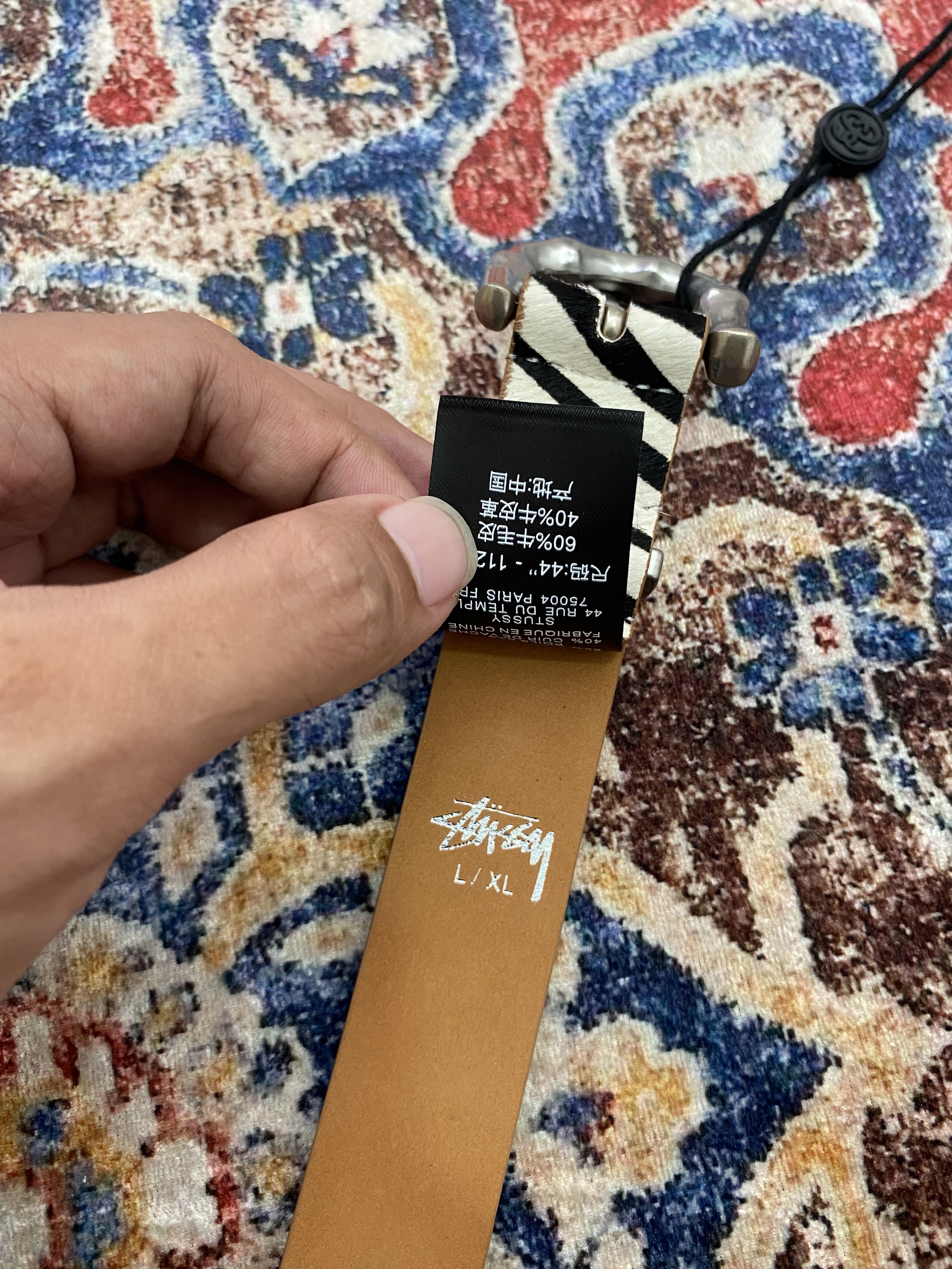 Stussy Stussy Bamboo Buckle Belt Zebra Pattern Size ONE SIZE - 5 Thumbnail