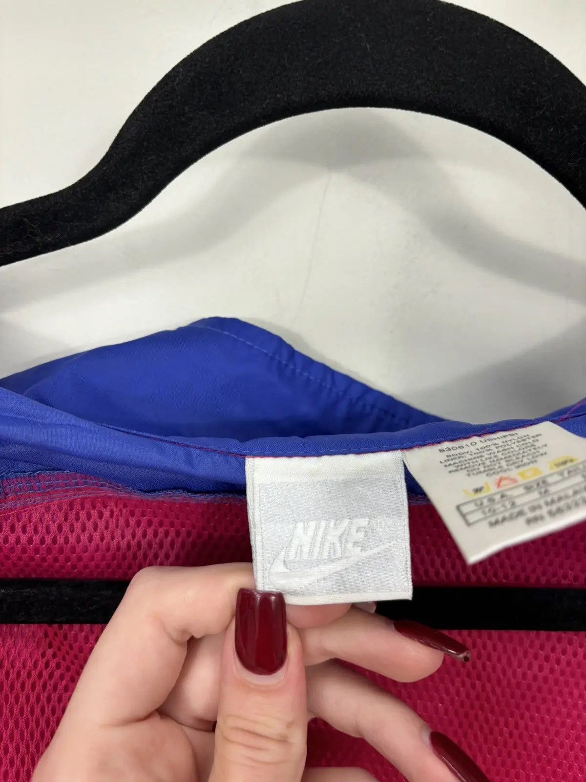 Nike × Vintage Vintage 90s Nike Y2K Full Zip Retro Nylon Track Jacket Size US M / EU 48-50 / 2 - 11 Thumbnail