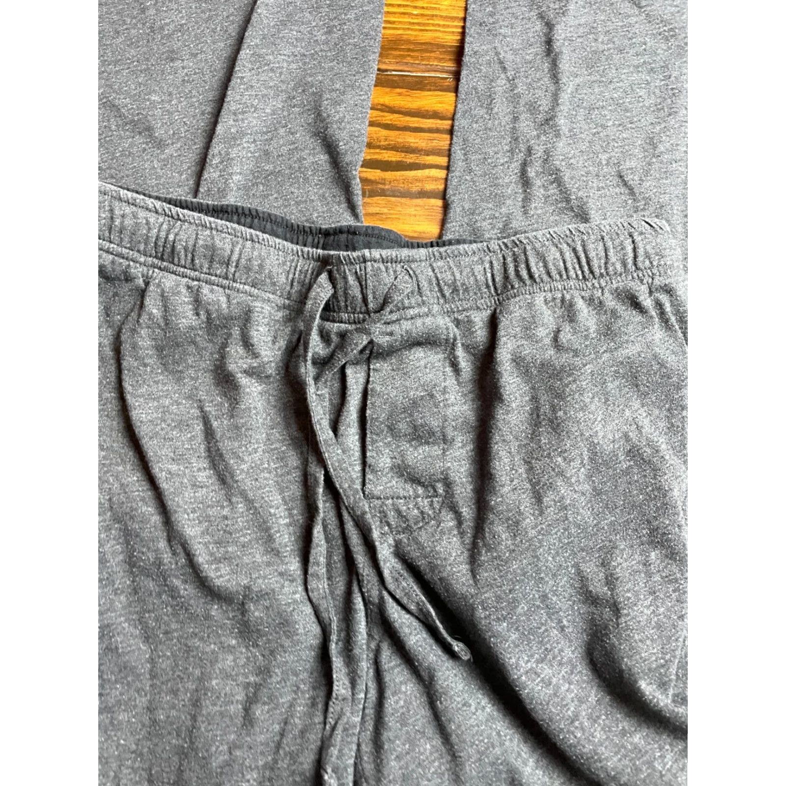 Croft & Barrow Craft&Barrow Pants Men's Size Small Gray Easy Care Lounge Wear Pull On Size US 31 - 5 Thumbnail