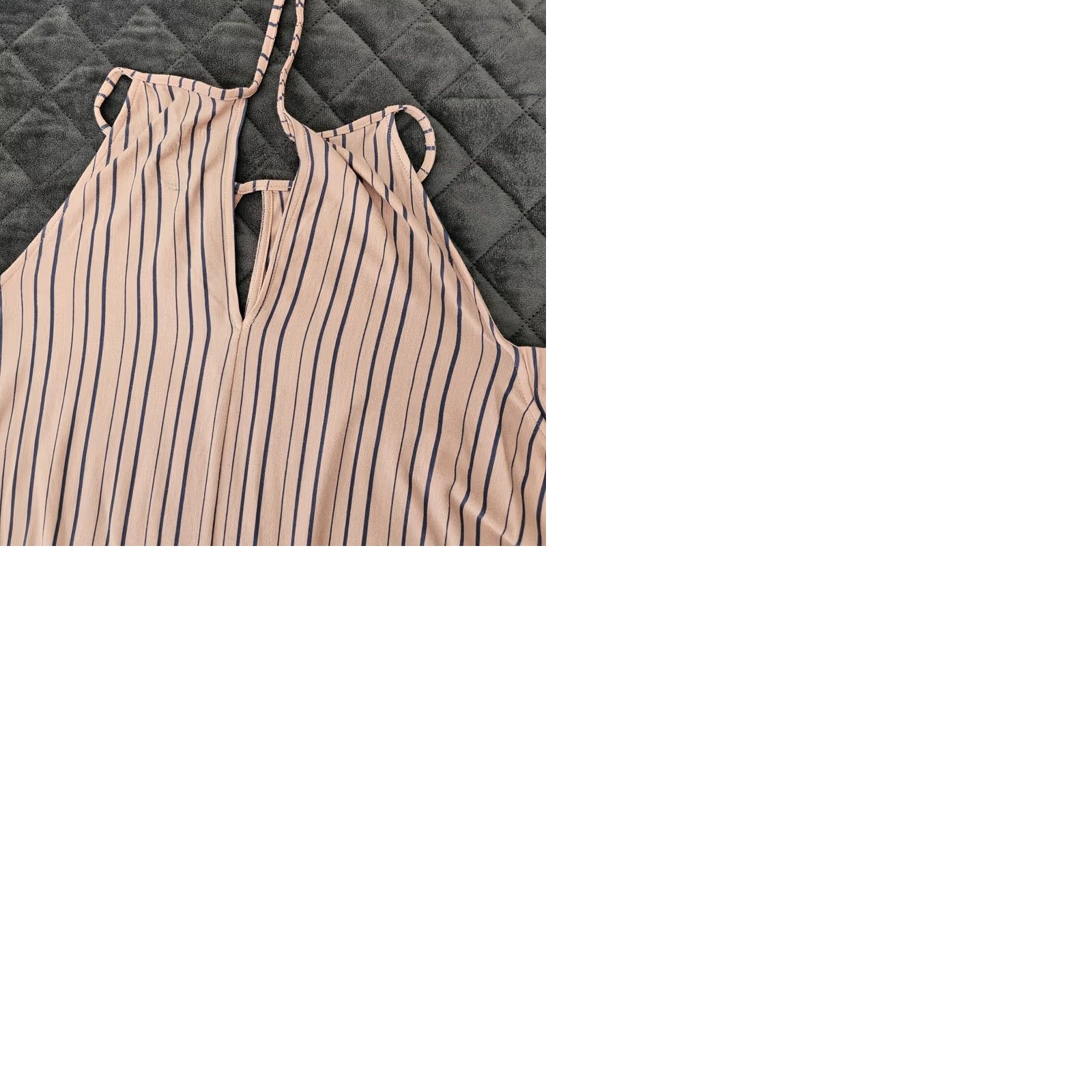 American Eagle Outfitters VINTAGE? No — American Eagle Outfitters Shirt Womens XL Pink Striped Cold Shoulder Top Size XL / US 12-14 / IT 48-50 - 9 Thumbnail