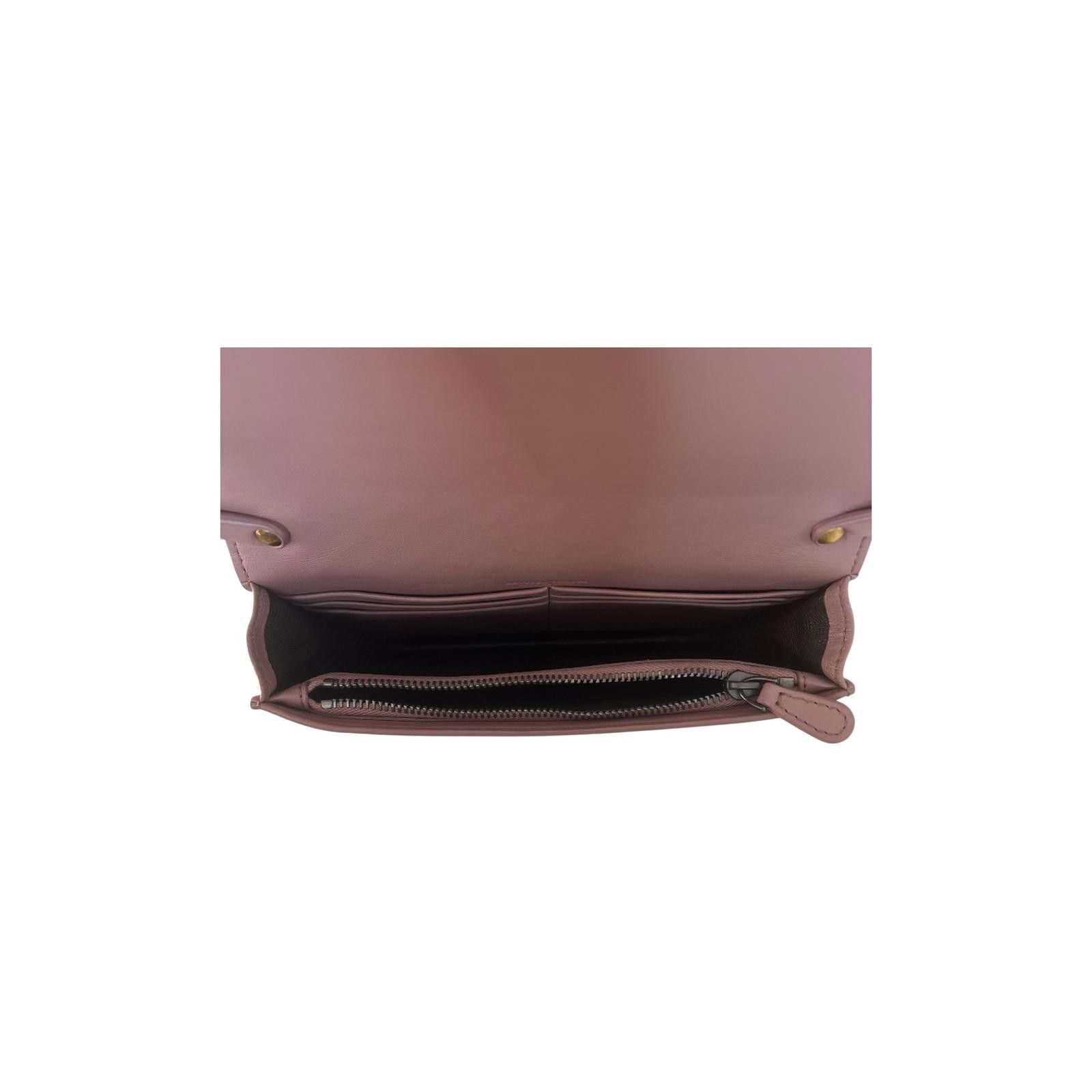 Bottega Veneta Bottega Veneta Intrecciato Chain Wallet Clutch Lavender Grey Size ONE SIZE - 6 Thumbnail