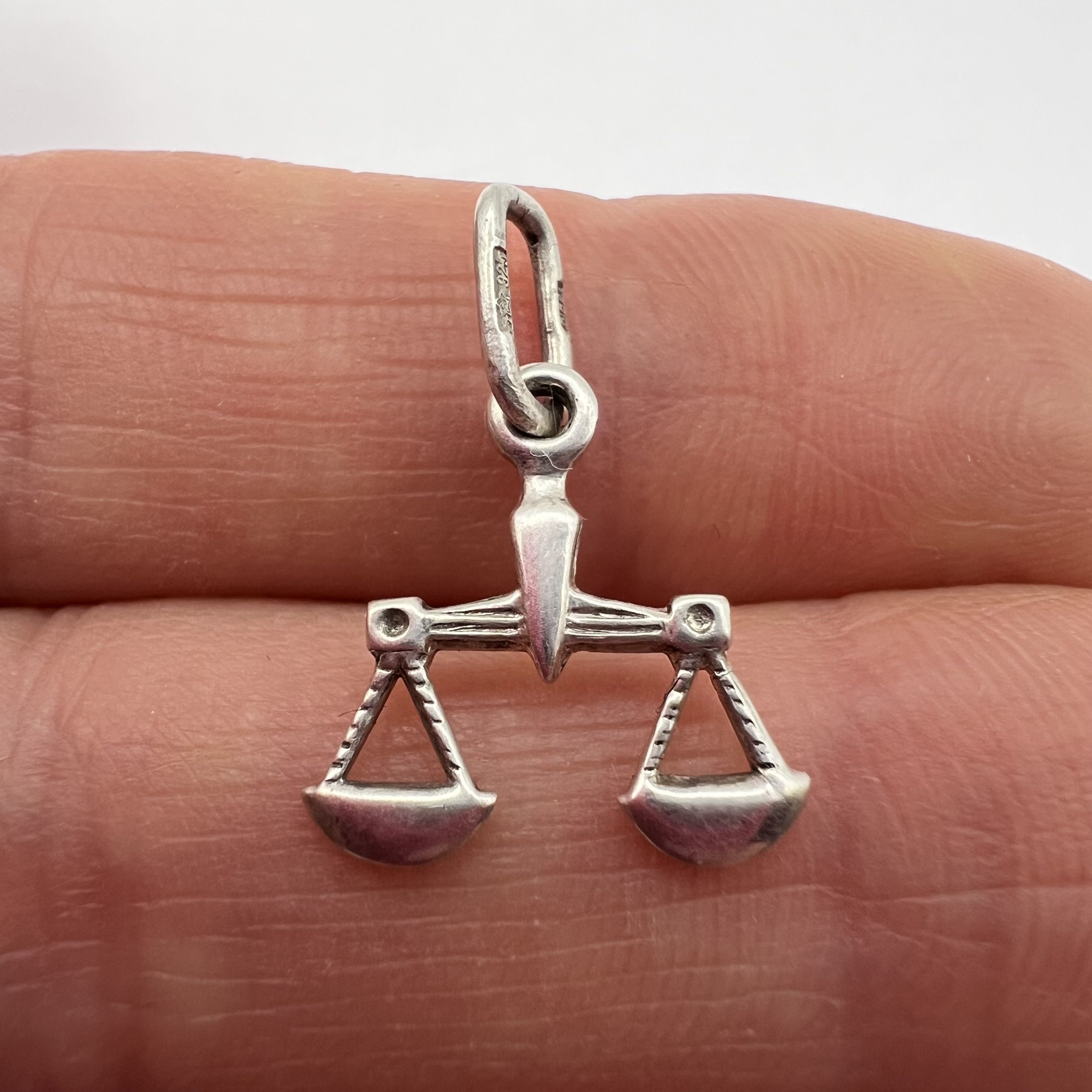 Vintage Vintage USSR Pendant Sterling Silver 925 Zodiac Sign 0.6 Size ONE SIZE - 3 Thumbnail