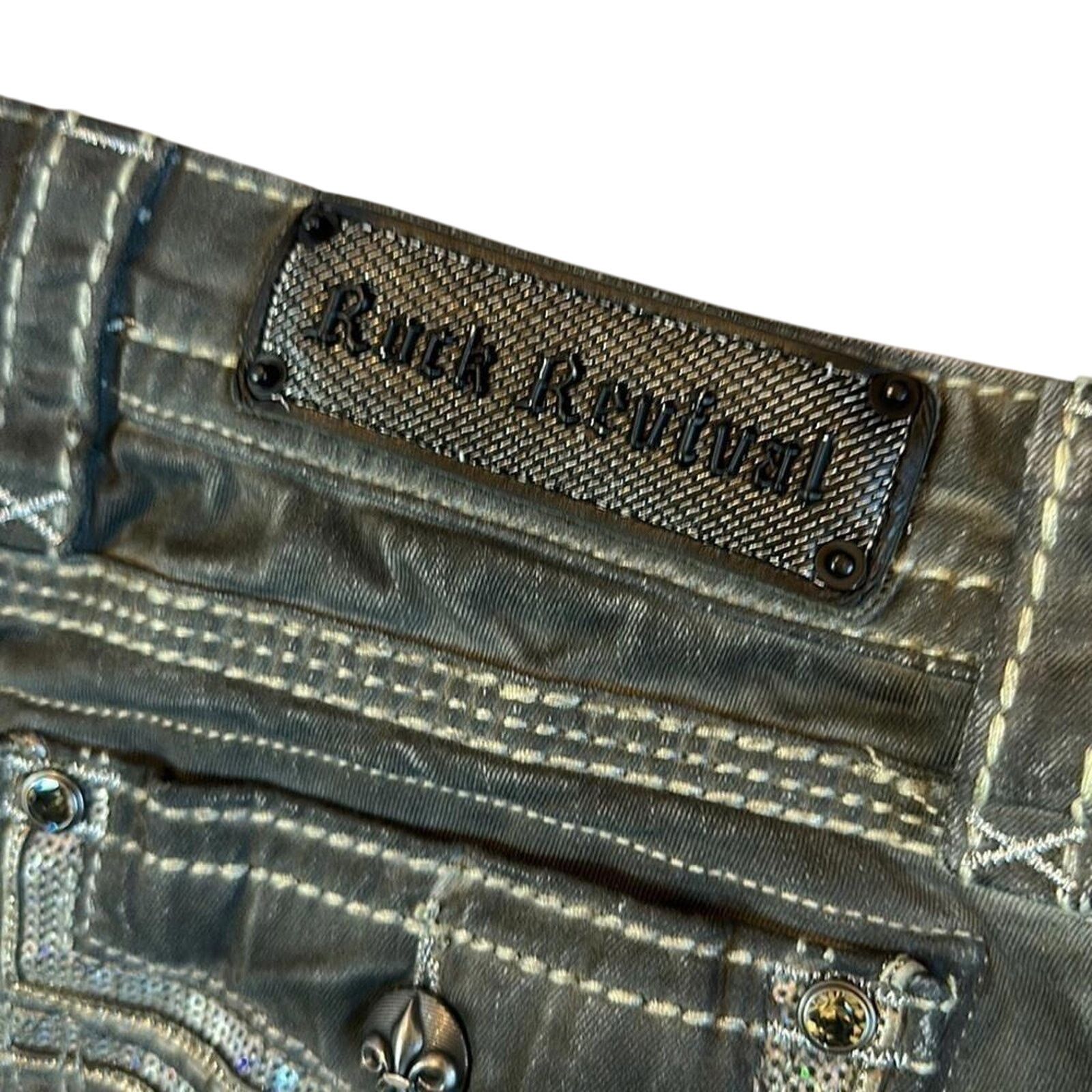 Rock Revival Rock Revival Skinny Jeans -30 Delissa Size 30" / US 8 / IT 44 - 6 Thumbnail