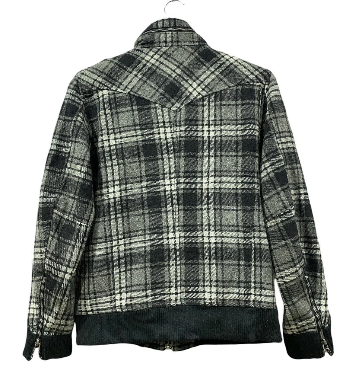 semanticdesign Rare SEMANTIC DESIGN Wool Checkered Zipper Jacket (M) Size US M / EU 48-50 / 2 - 11 Thumbnail