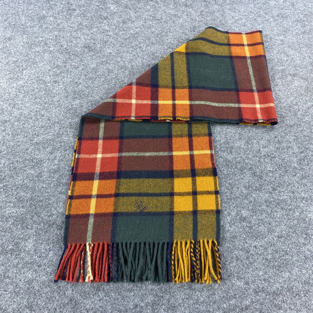 Ralph Lauren × Vintage Ralph Lauren Scarf # Muffler # Neckwear # D645 Size ONE SIZE - 10 Thumbnail